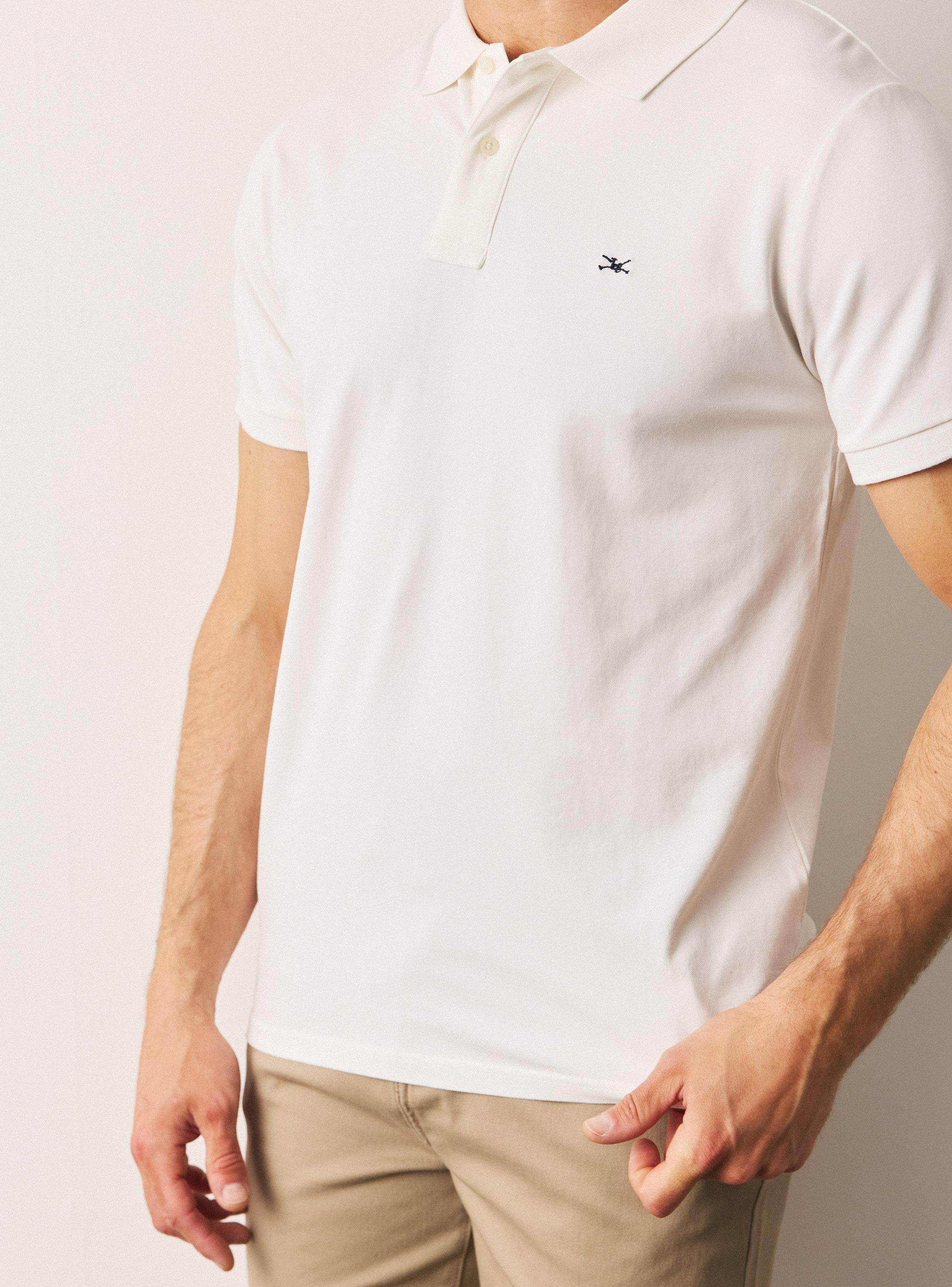 Polera Pique Algodón Elasticada-3