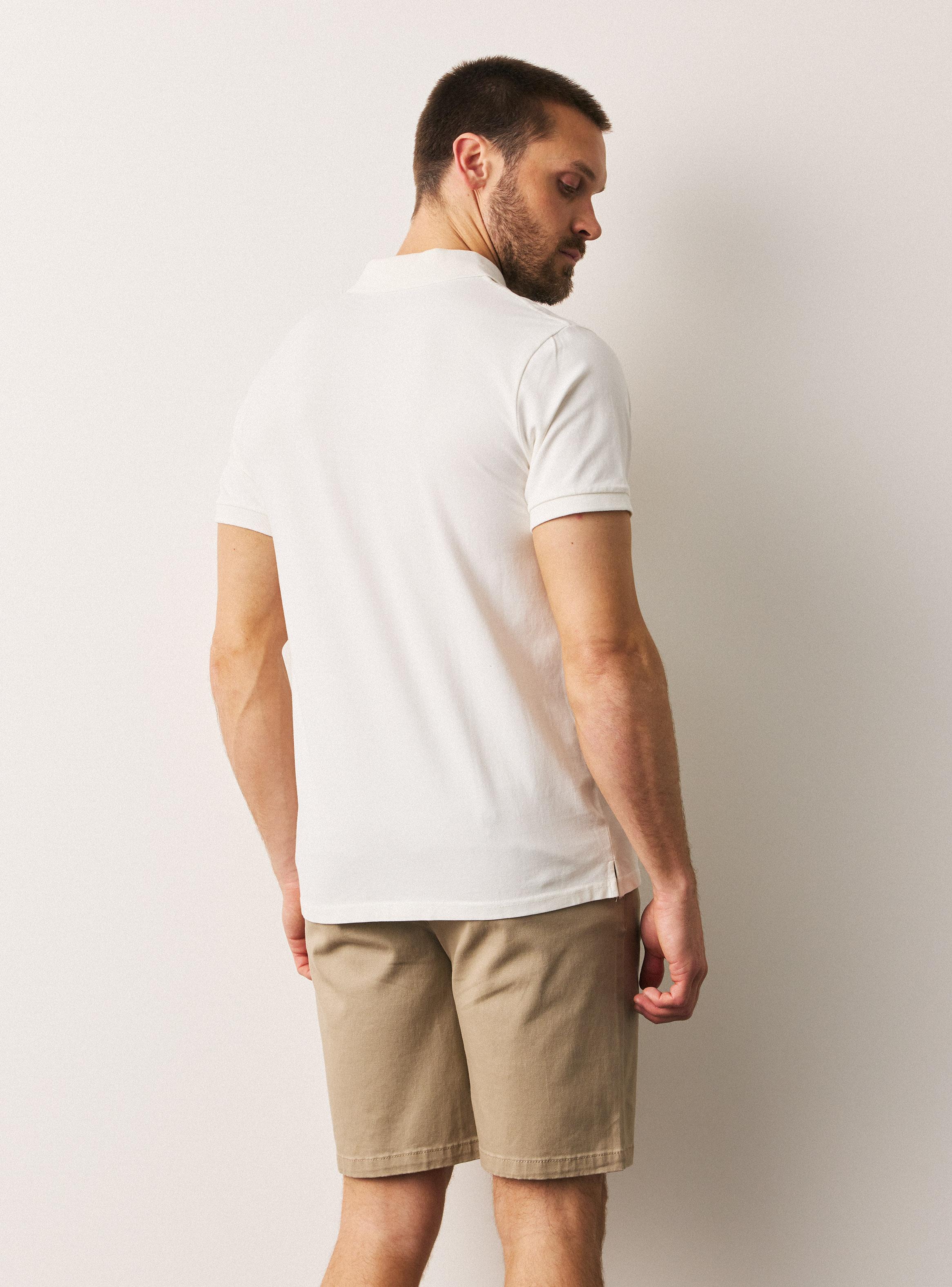 Polera Pique Algodón Elasticada-1