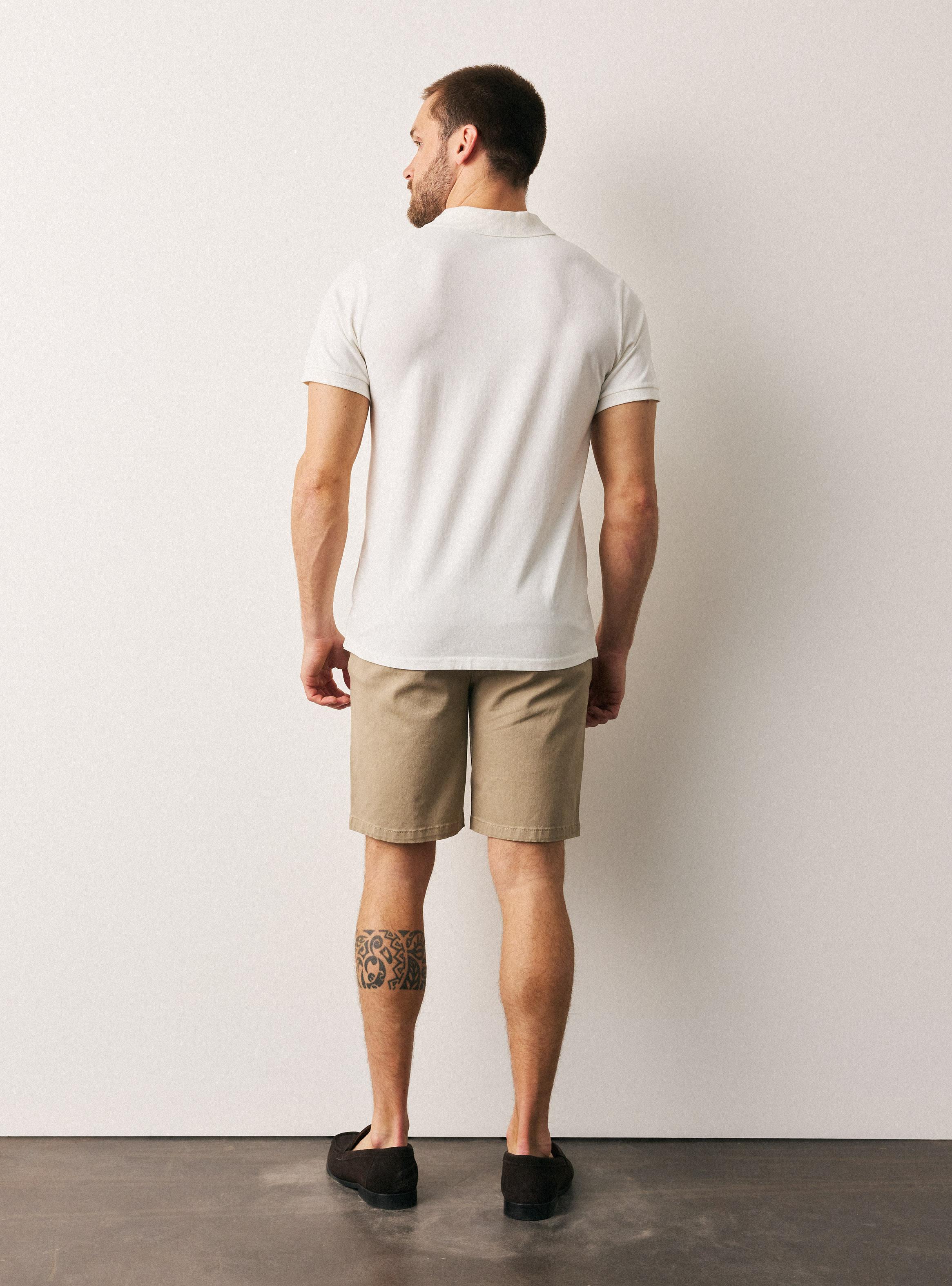 Polera Pique Algodón Elasticada-5