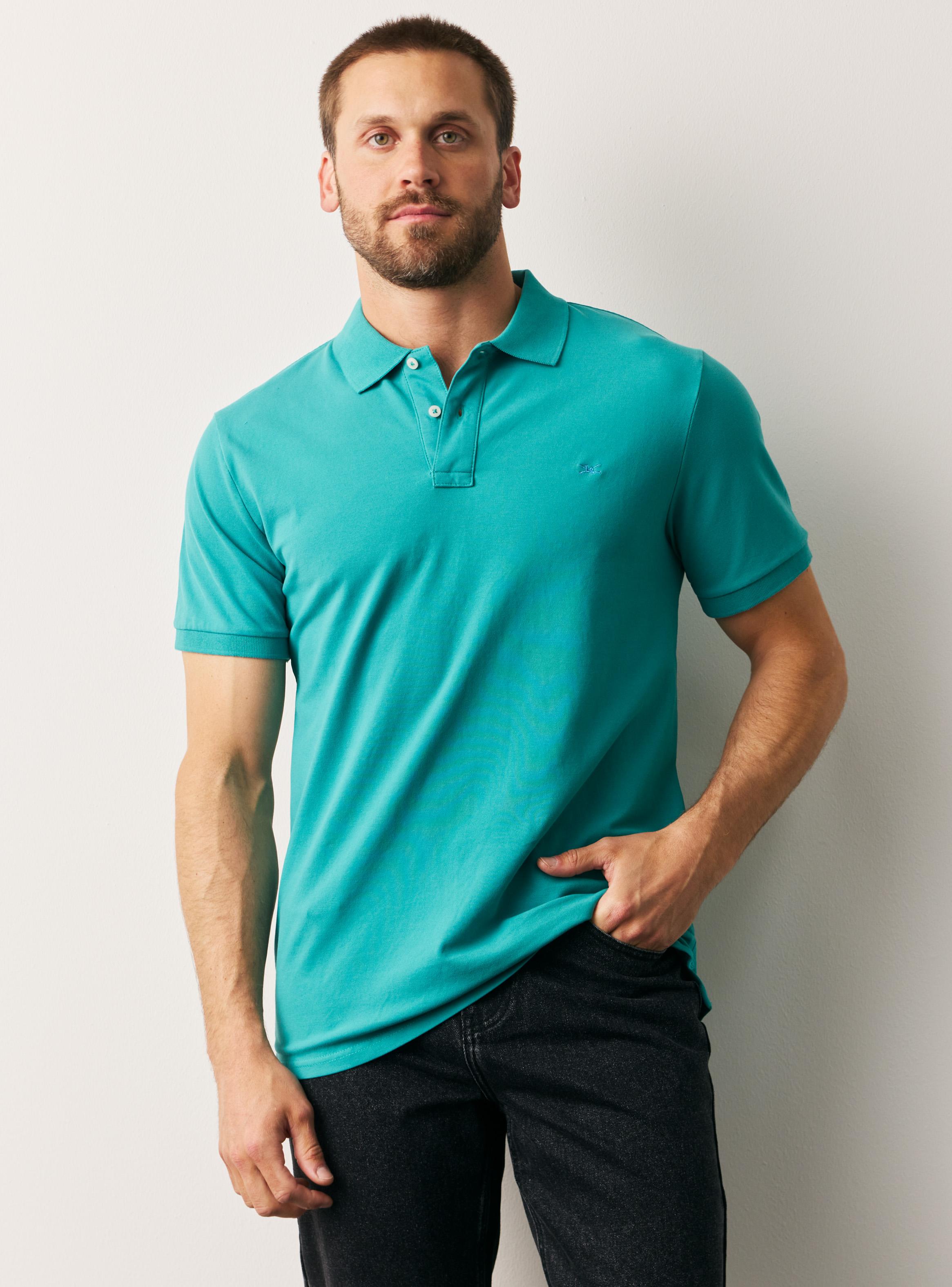 Polera Pique Algodón Elasticada-0