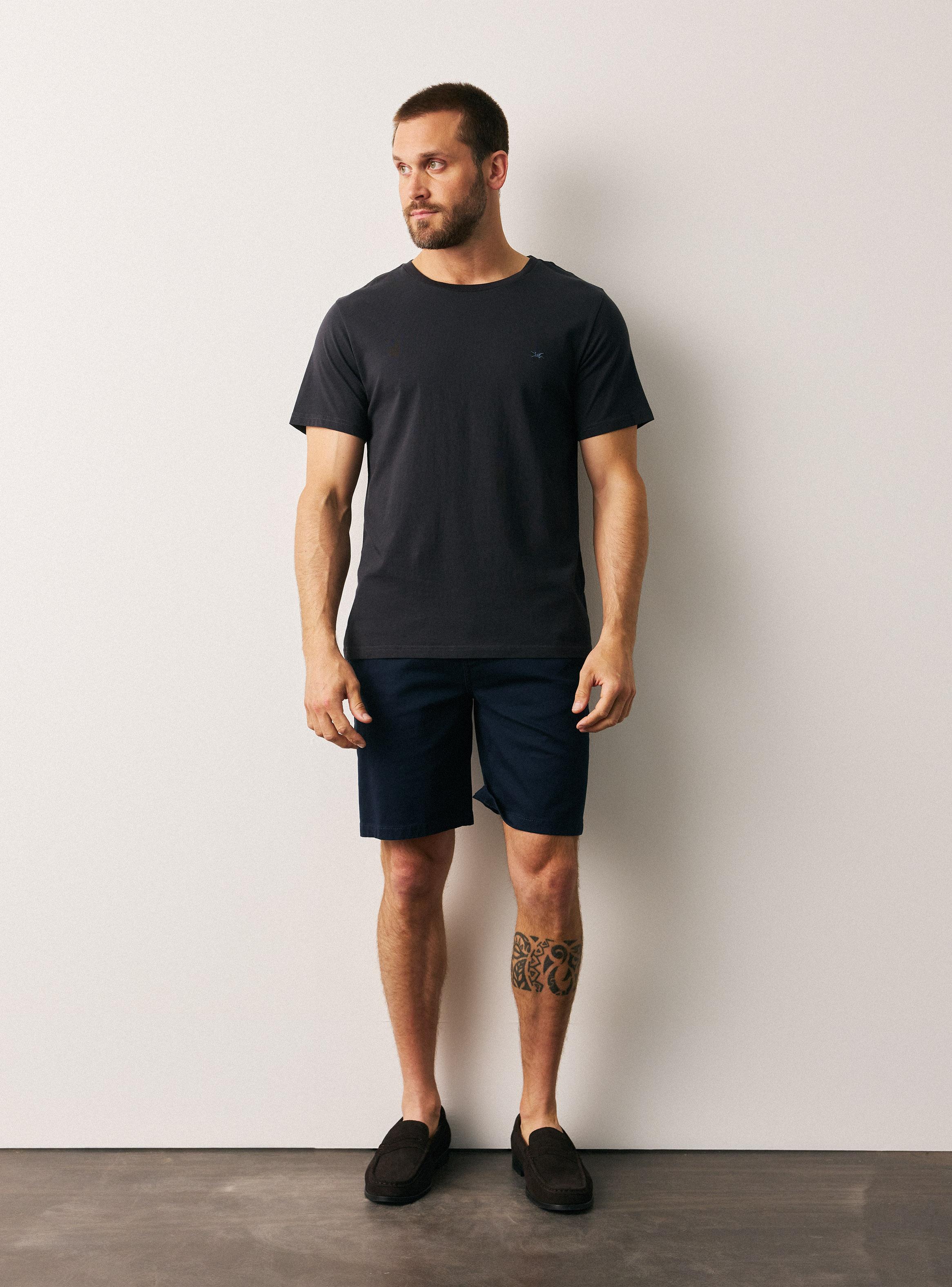 Polera Logo Bordado Crew Neck-4