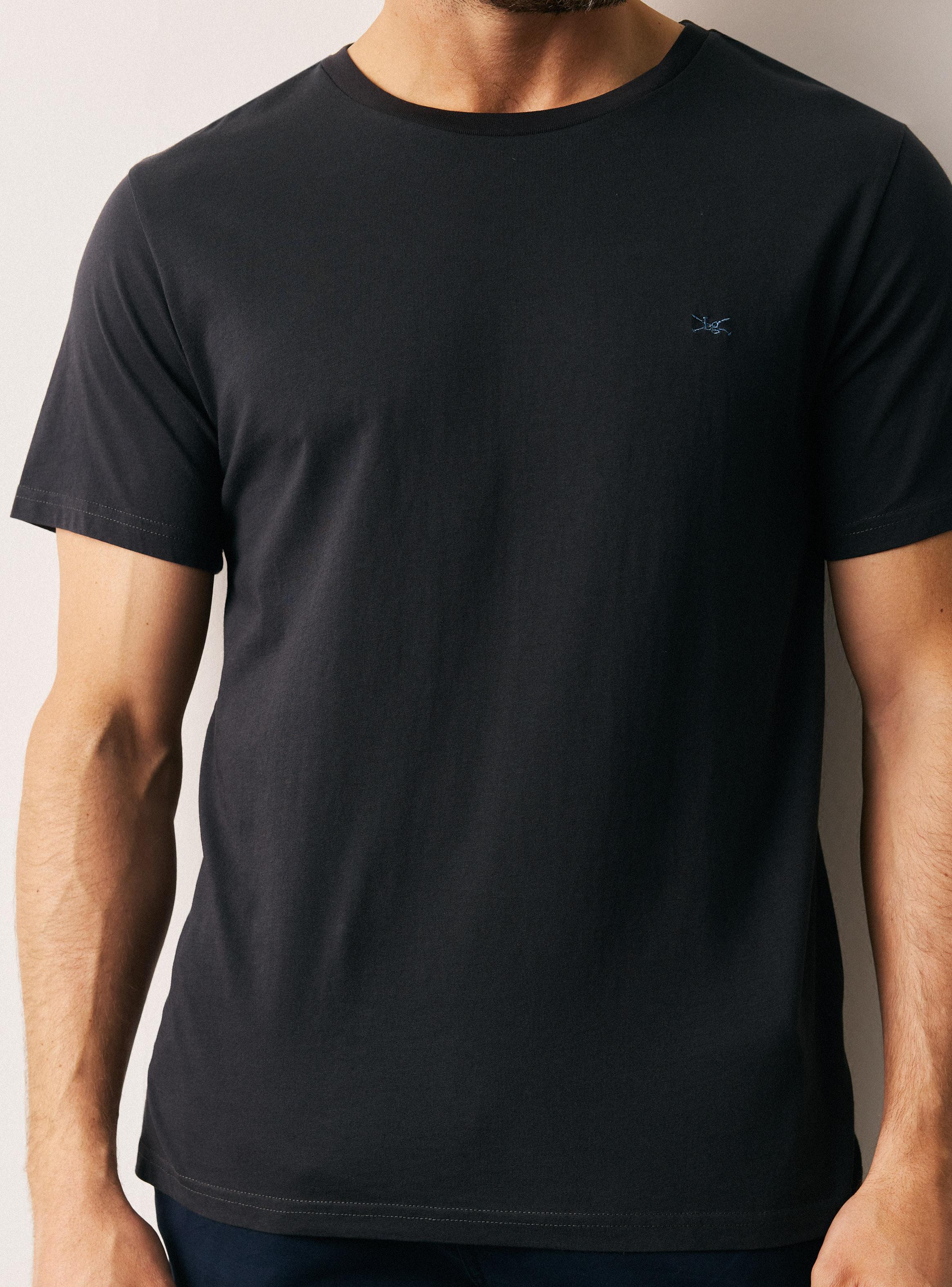 Polera Logo Bordado Crew Neck-3