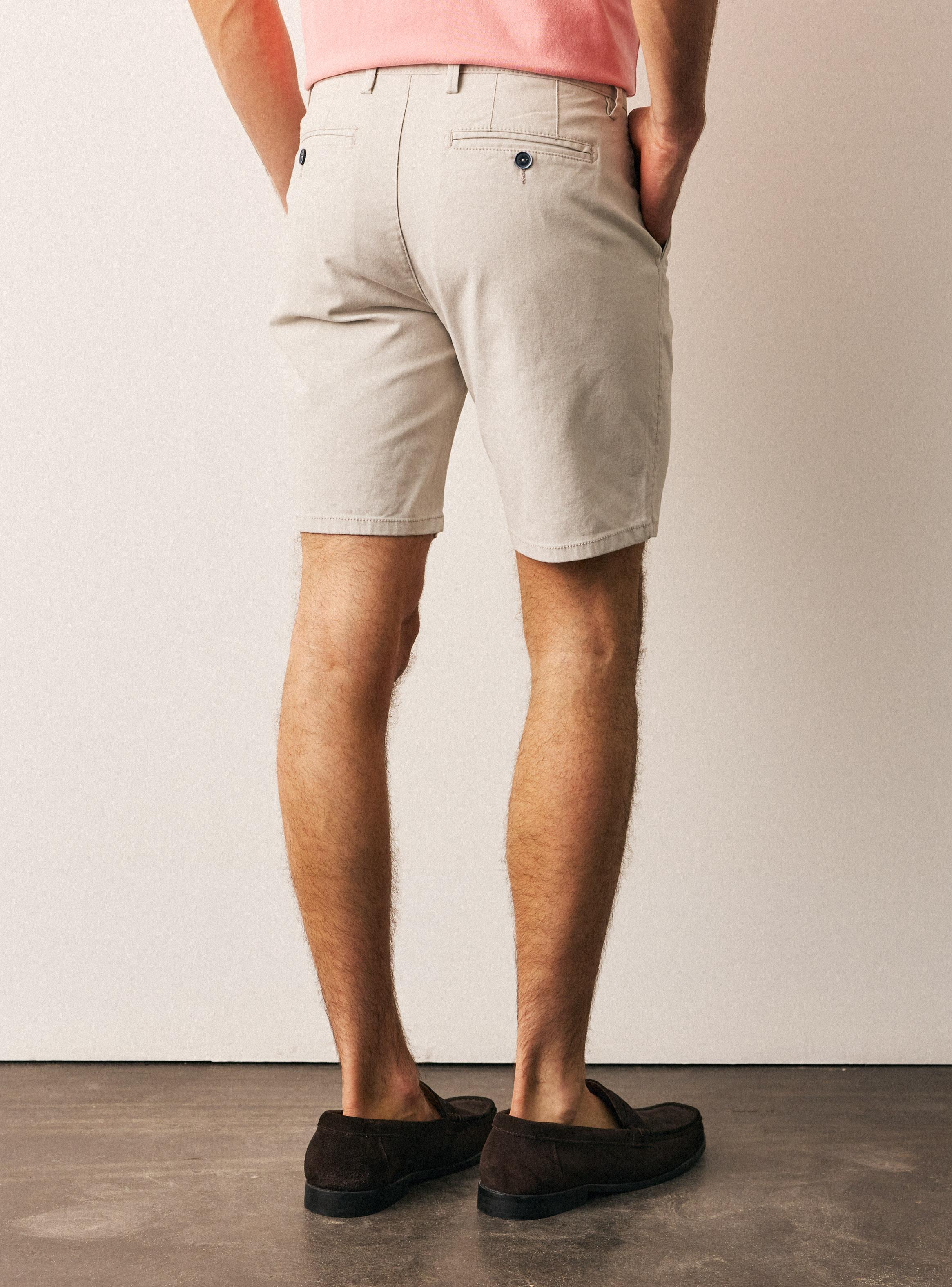 Short Bermuda Corte Chino con Spandex-1