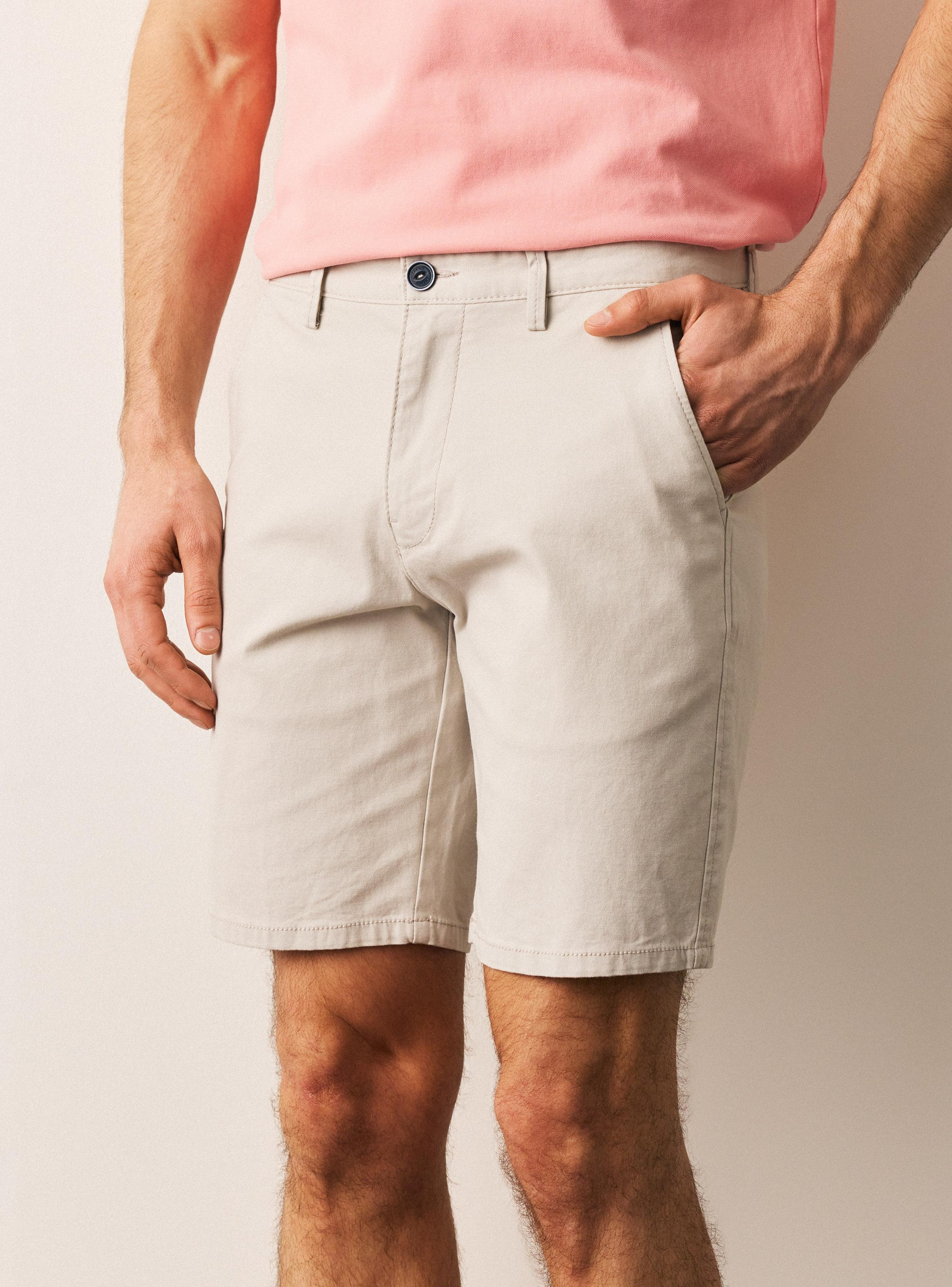 Short Bermuda Corte Chino con Spandex-2