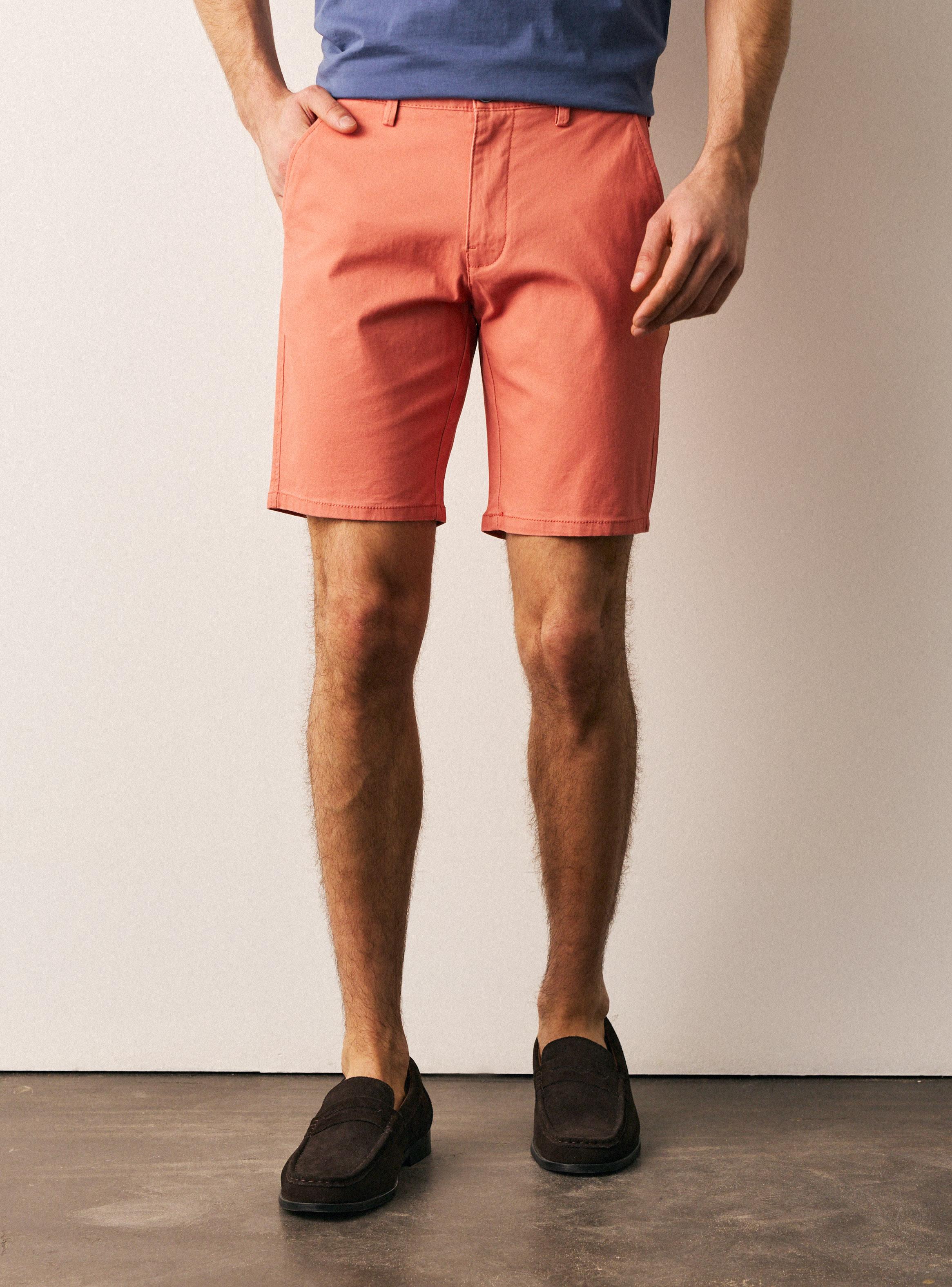 Short Bermuda Corte Chino con Spandex-0