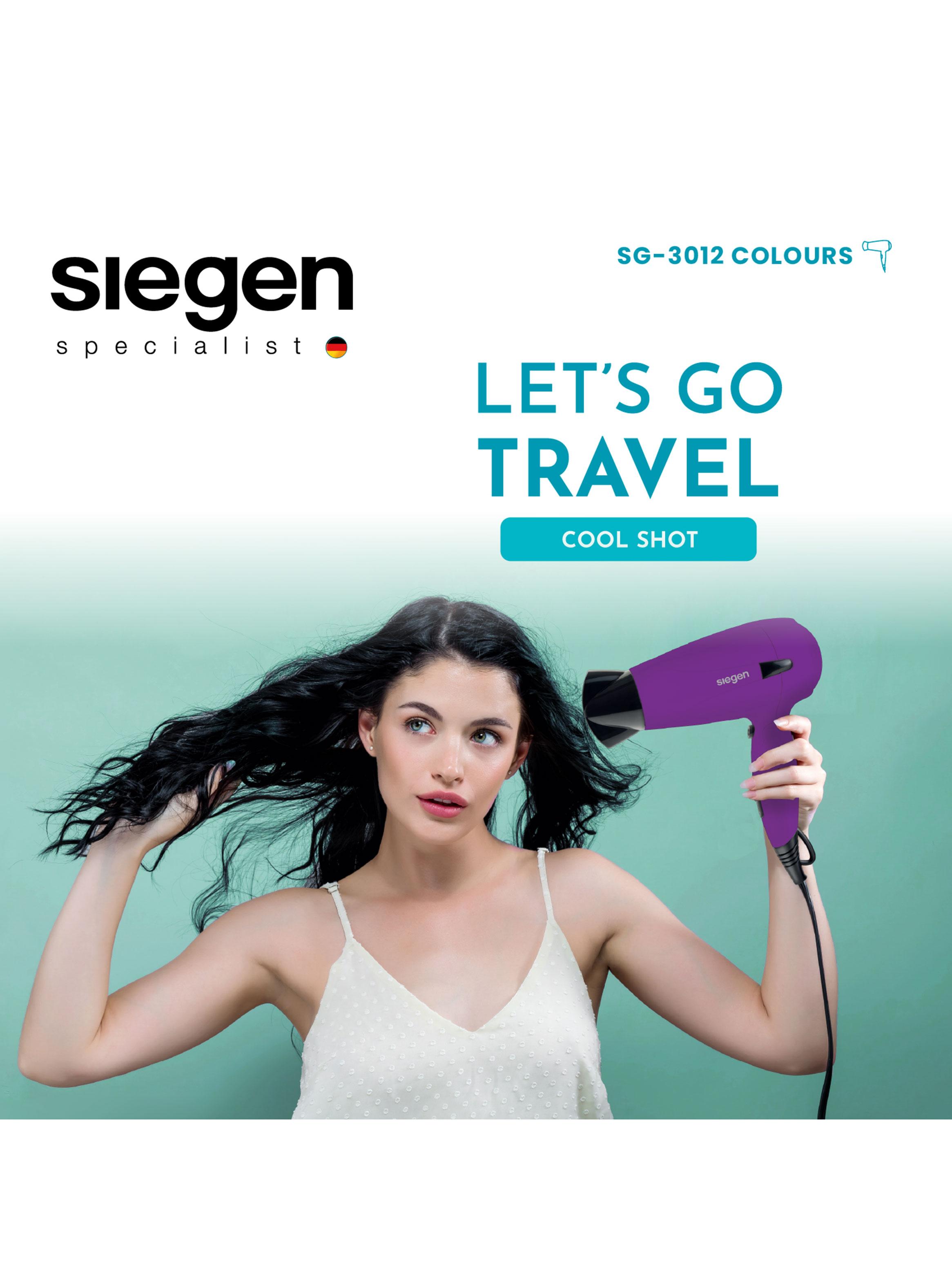 Secador de Pelo Let's Go Travel SG-3012C68-4