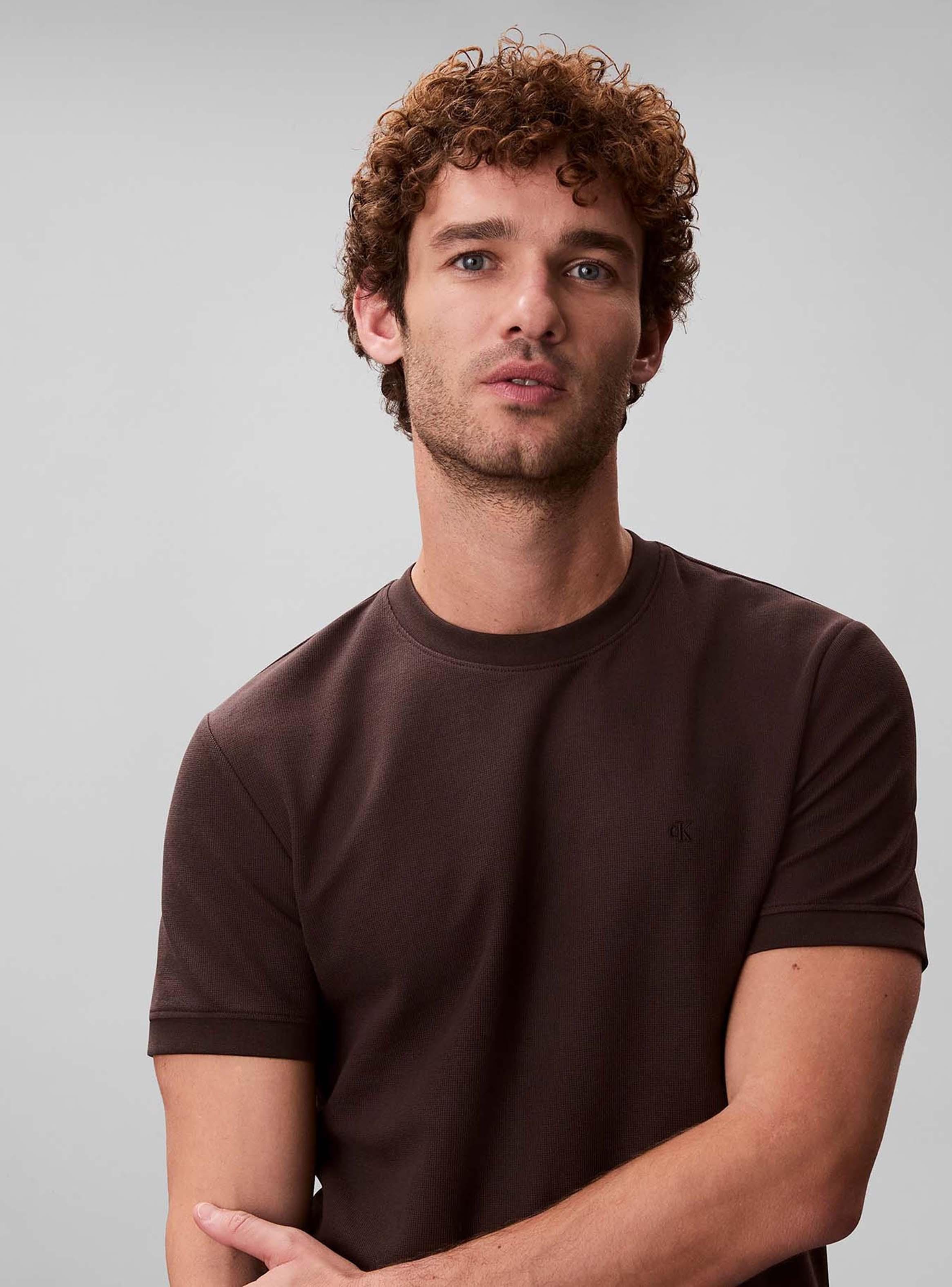 Polera Manga Corta Slim Waffle-4