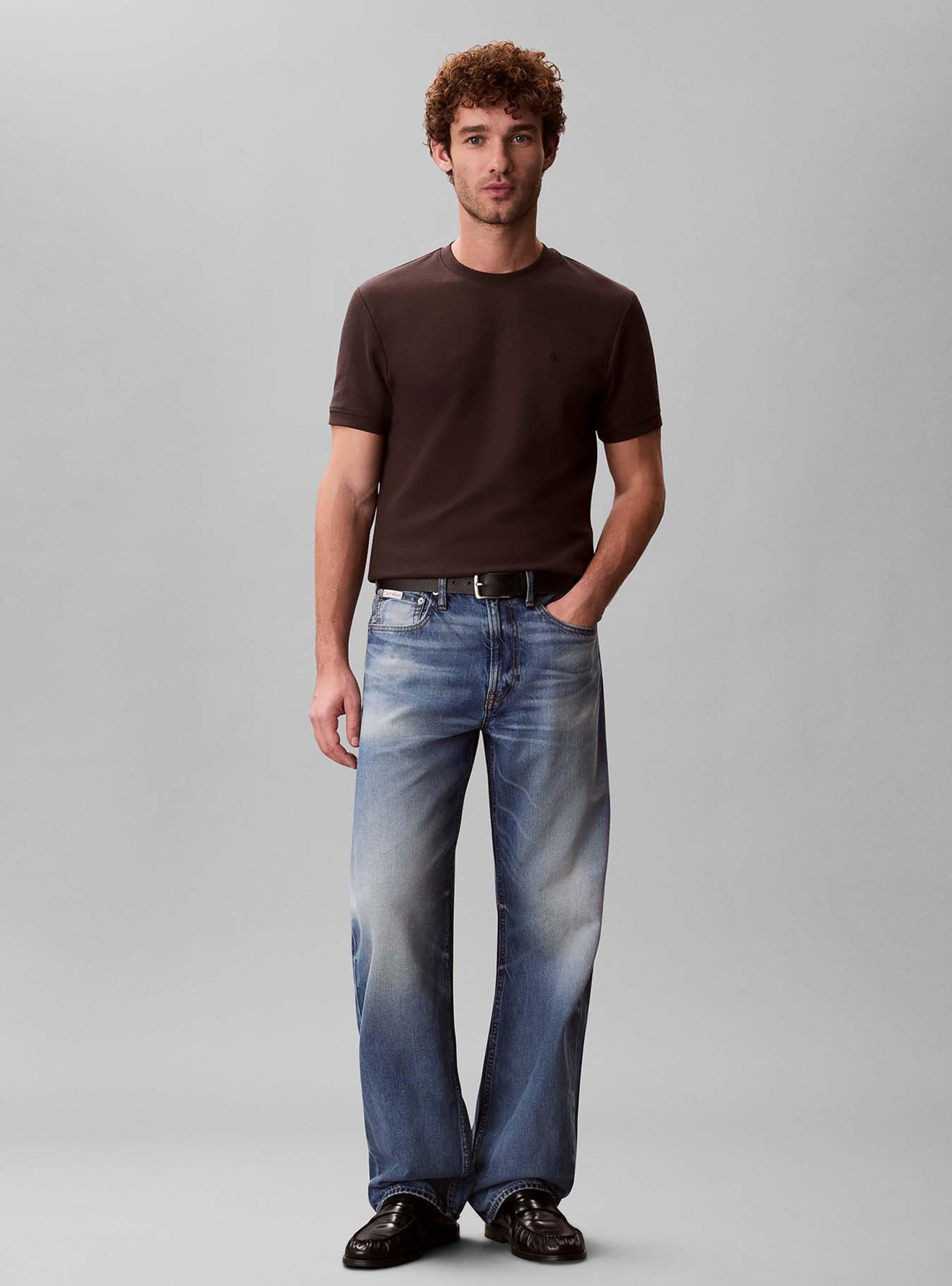 Polera Manga Corta Slim Waffle-1