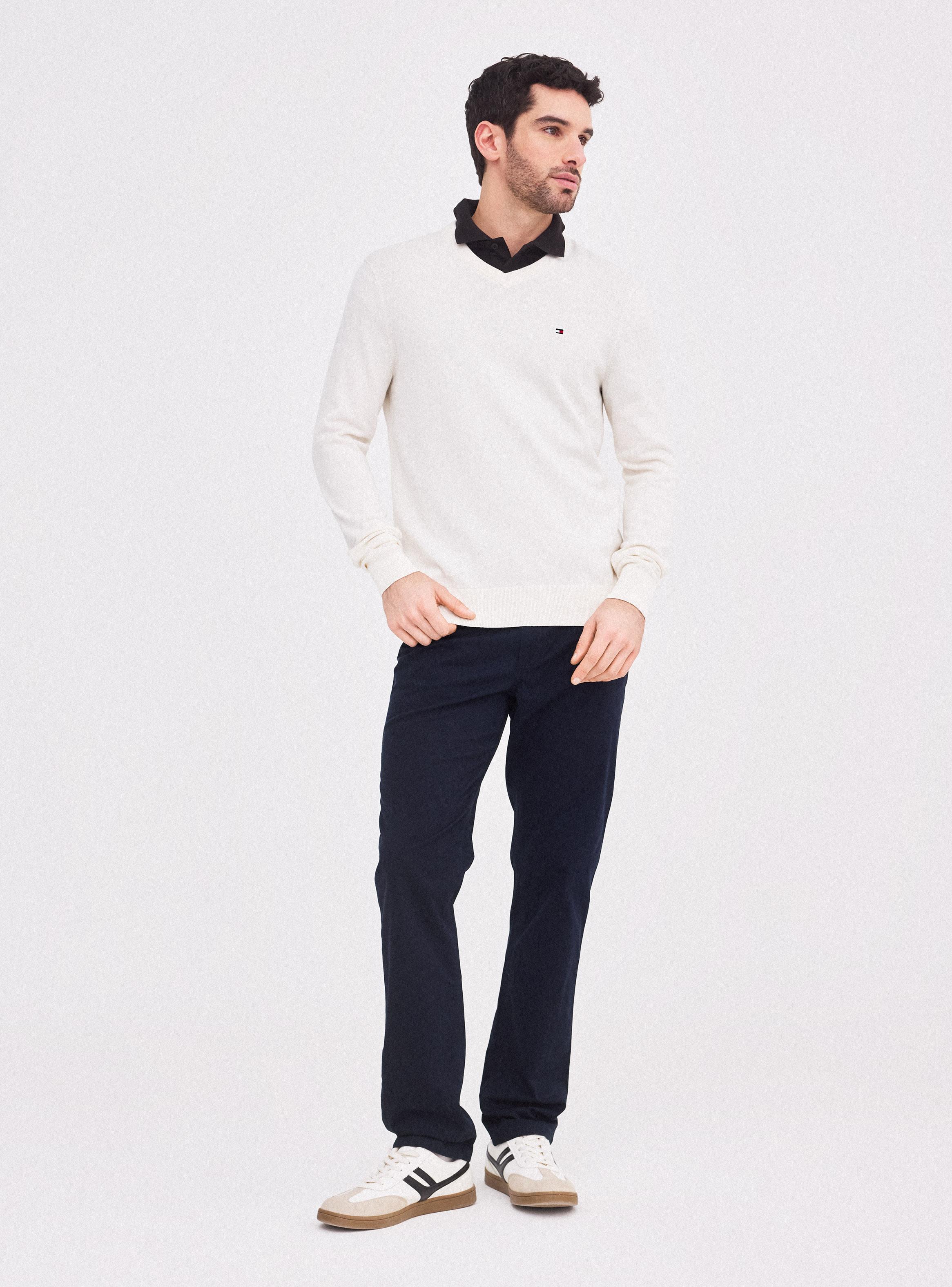 Sweater Cuello V Casual-4