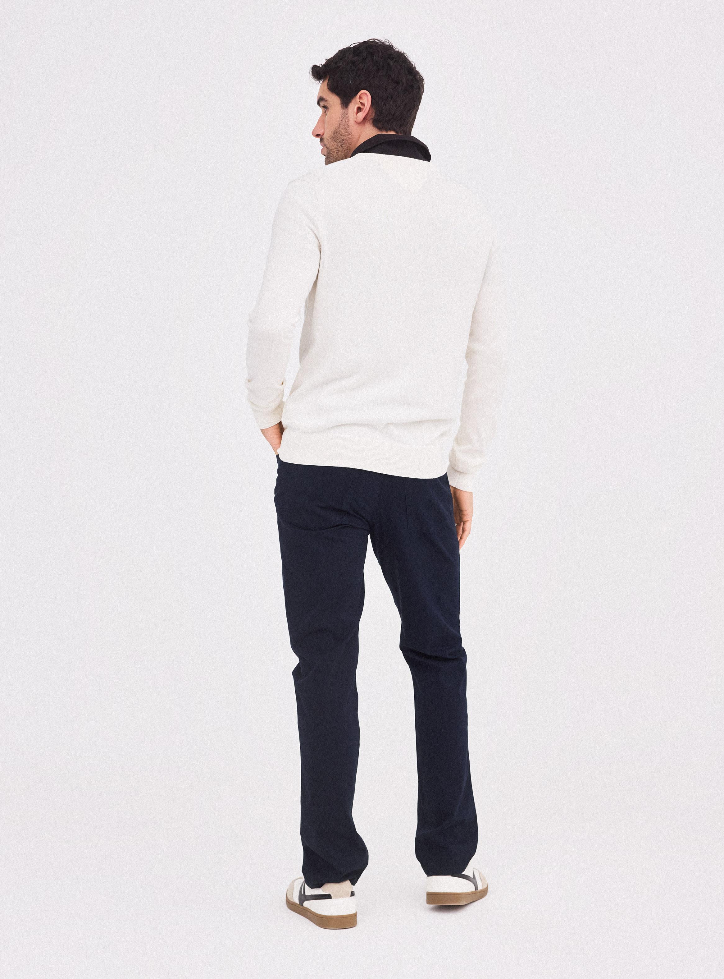 Sweater Cuello V Casual-5