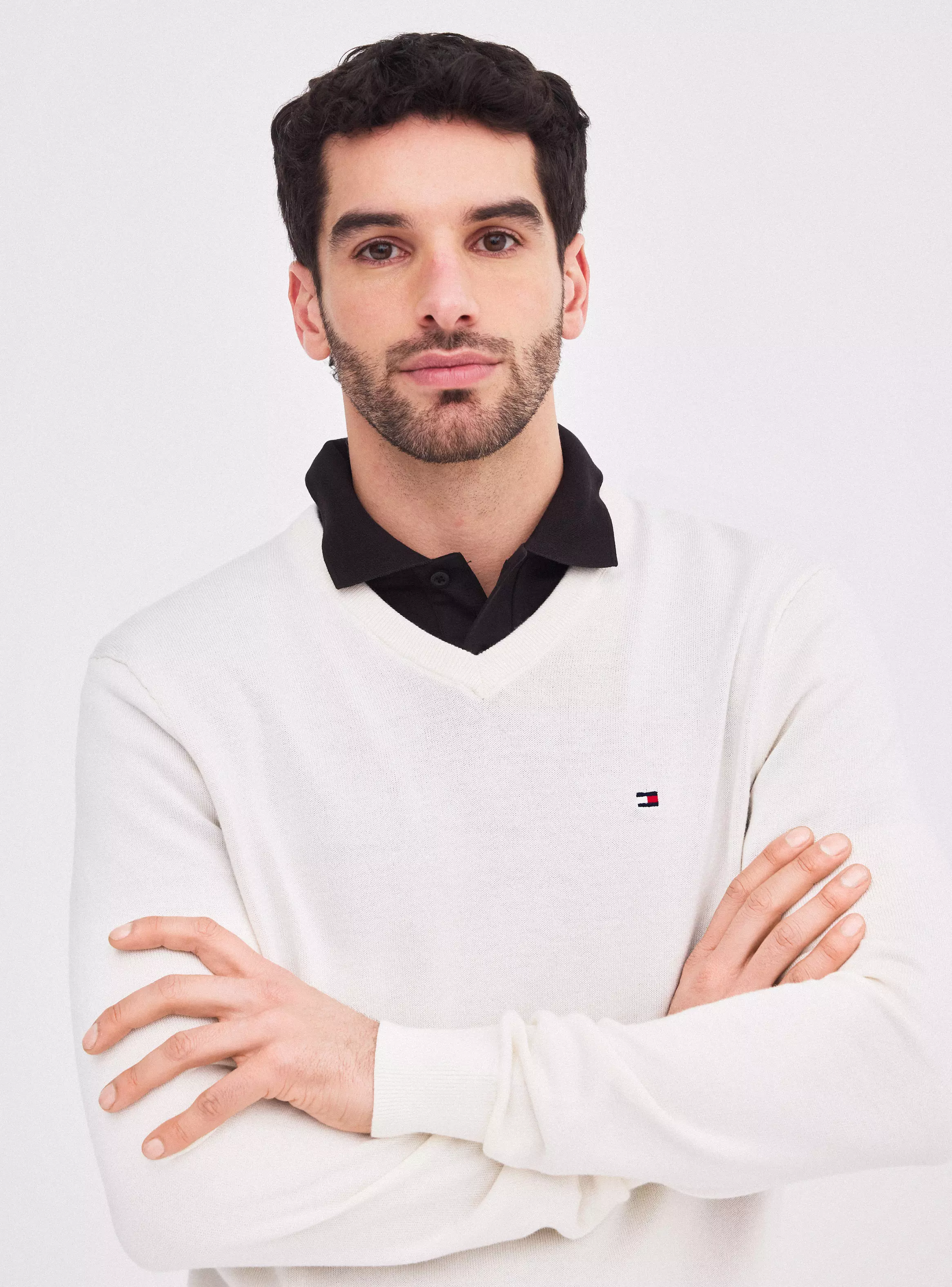Sweater Cuello V Casual-2
