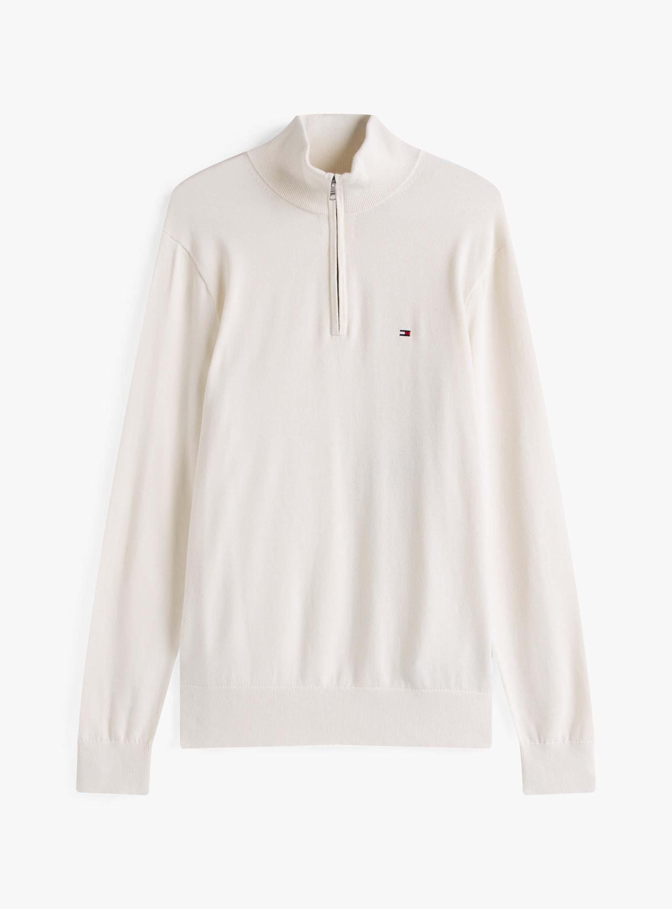 Sweater Medio Cierre Logo Bordado-5