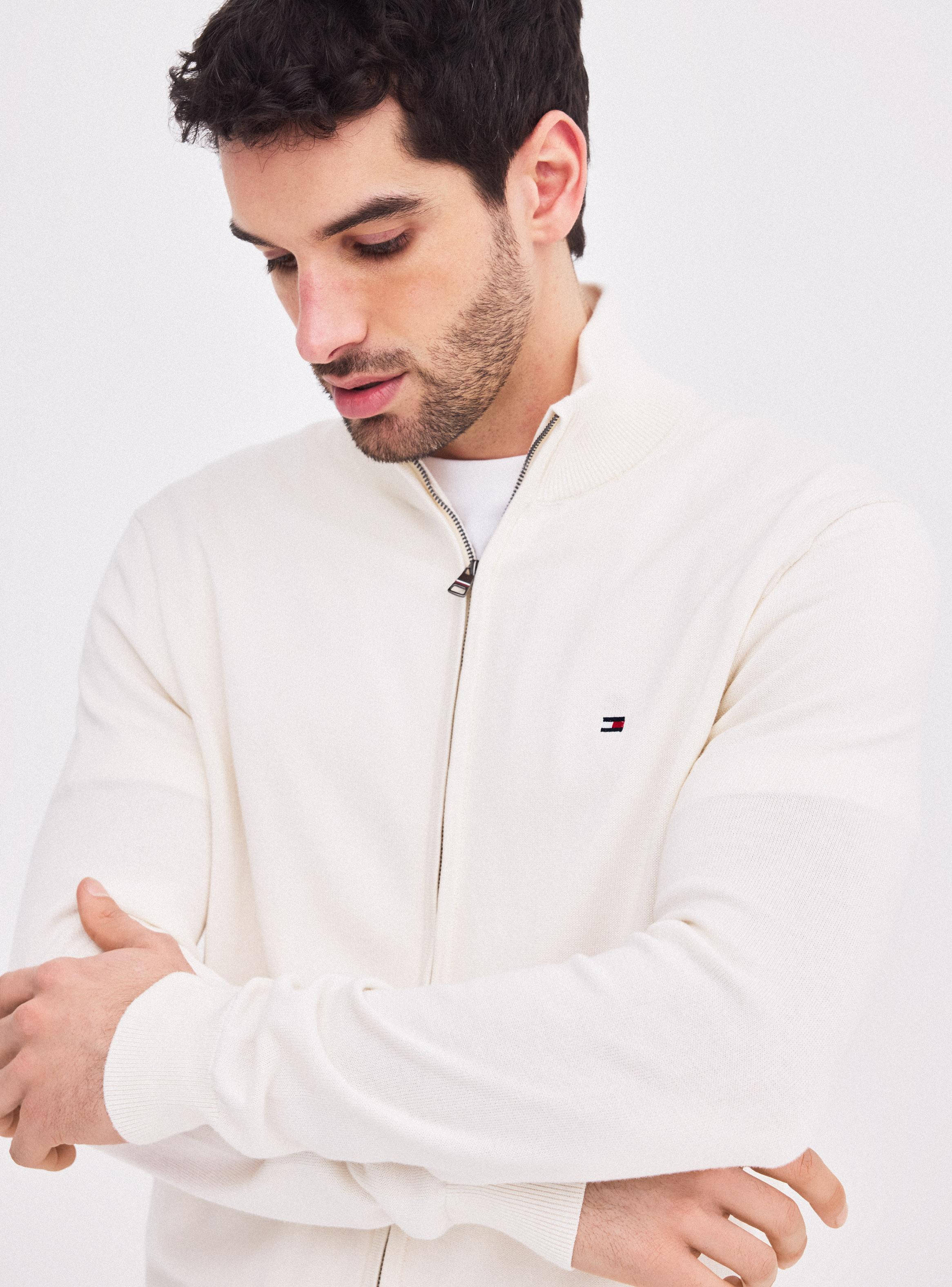 Sweater Medio Cierre Logo Bordado-2
