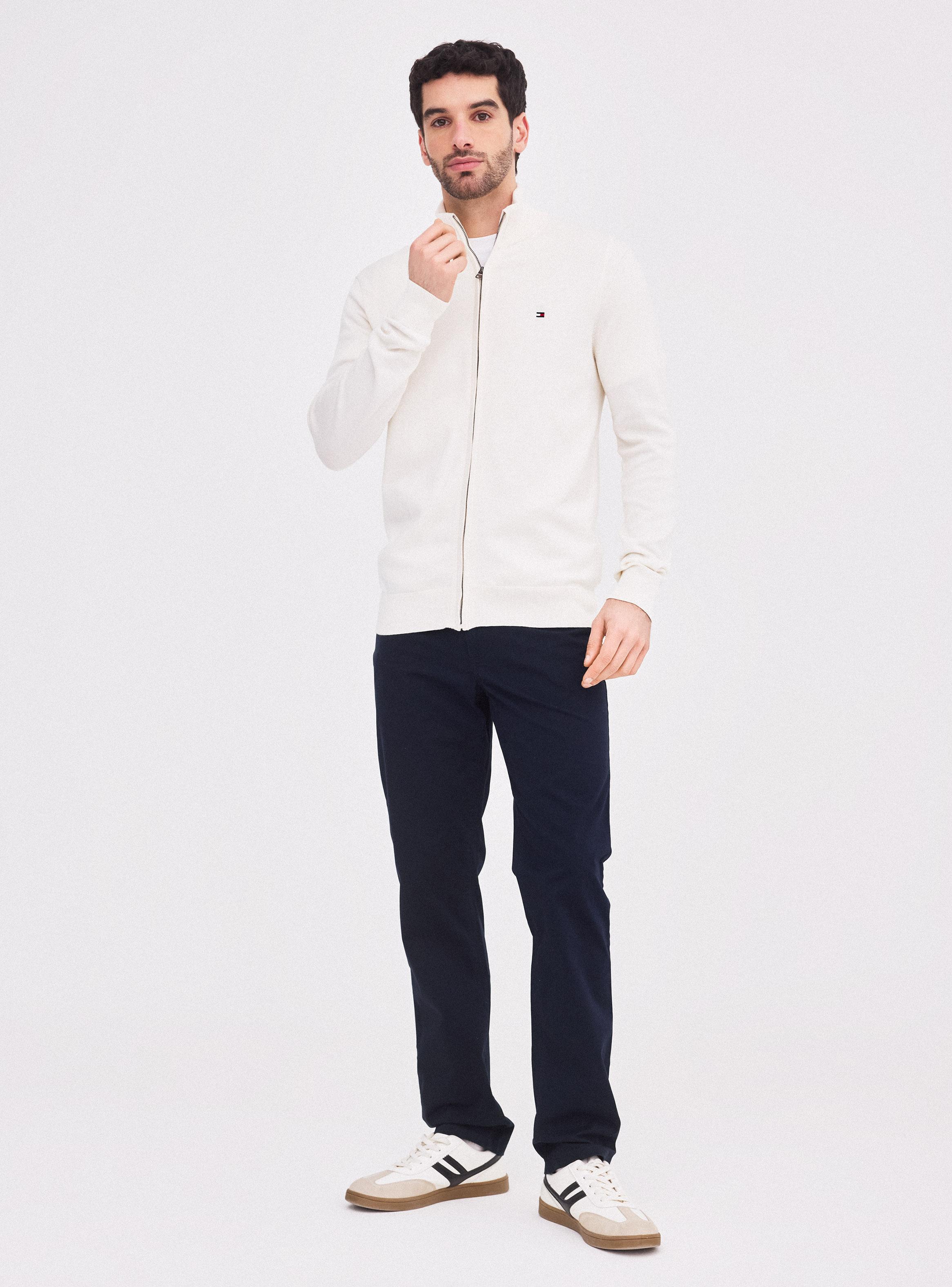 Sweater Medio Cierre Logo Bordado-4