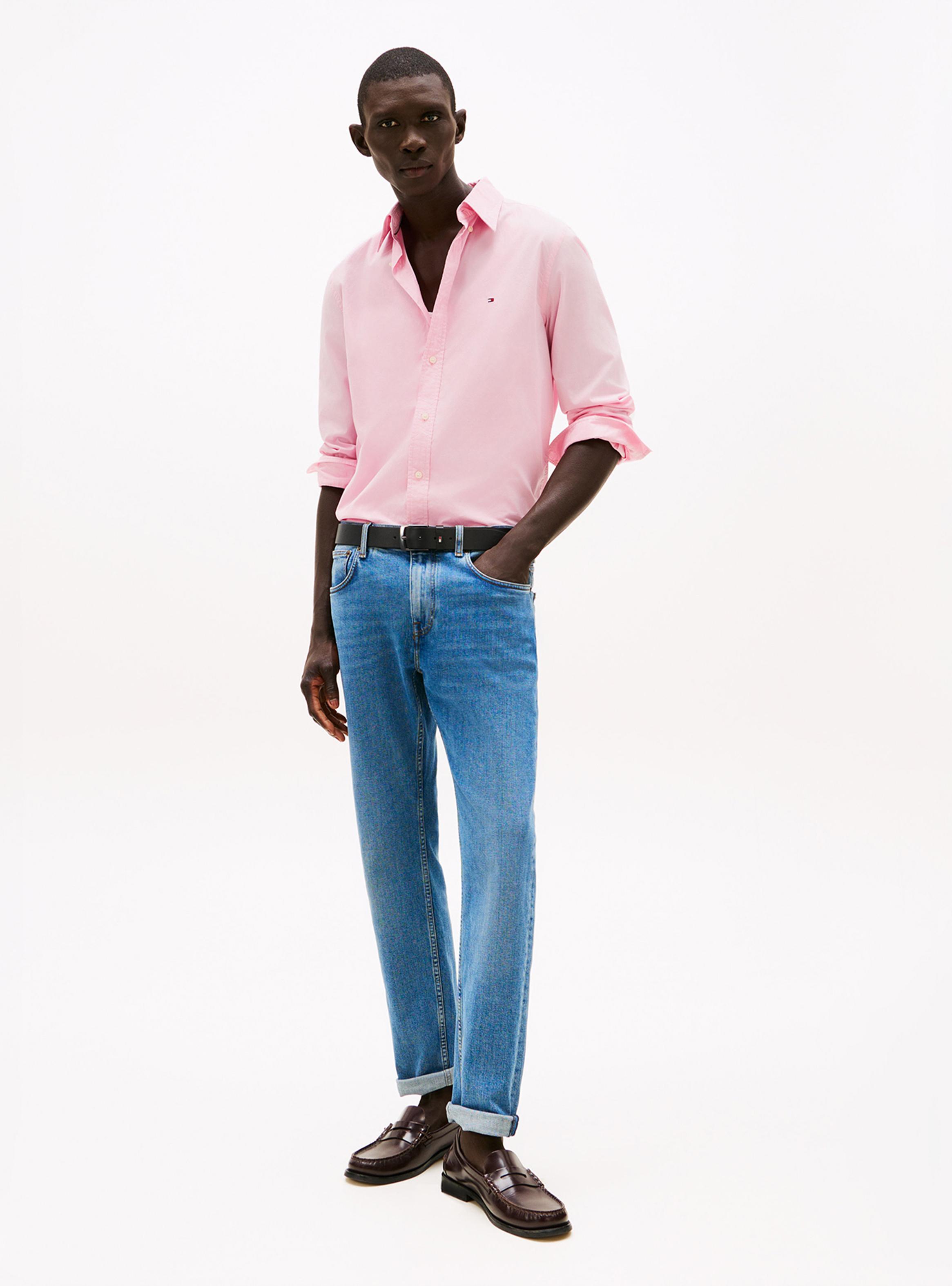 Camisa Manga Larga Casual Logo Bordado-2