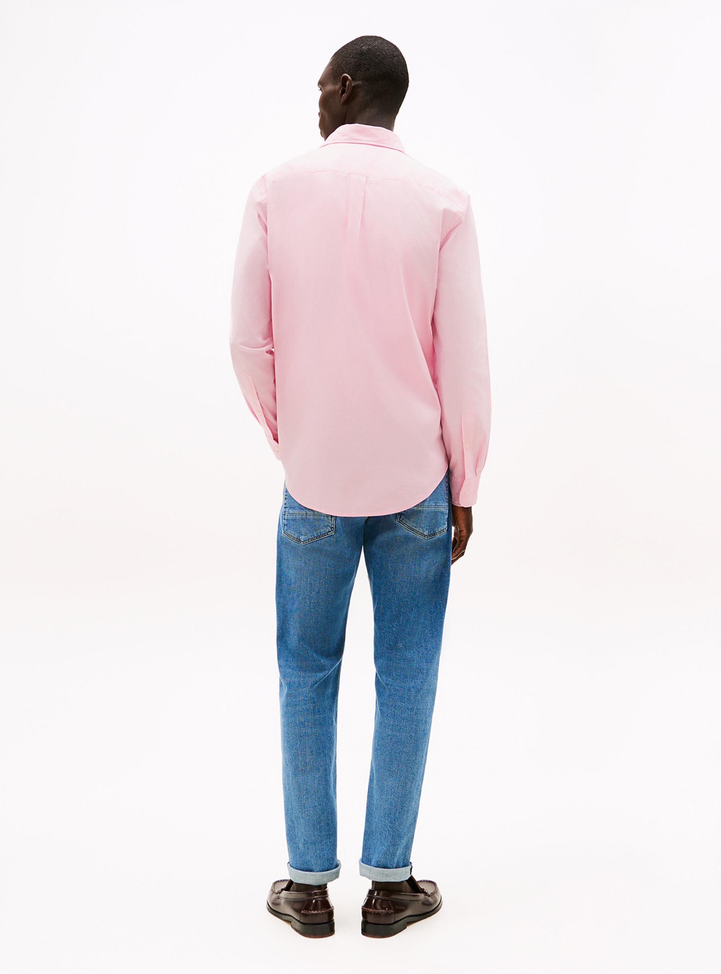 Camisa Manga Larga Casual Logo Bordado-3