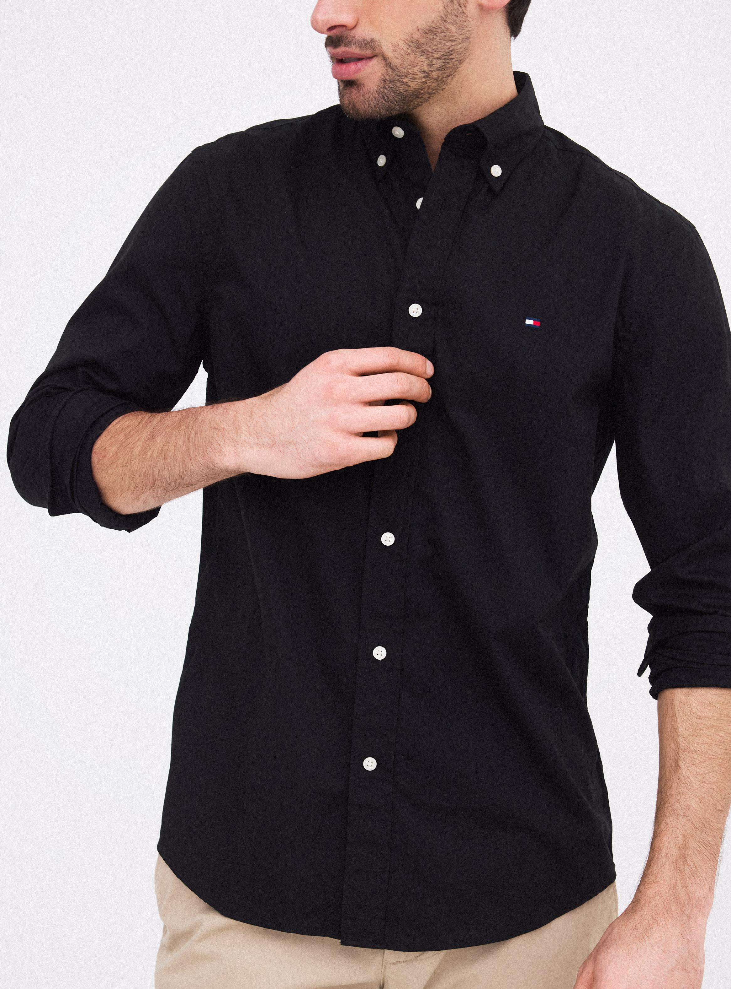 Camisa Manga Larga Casual Logo Bordado Classic-3