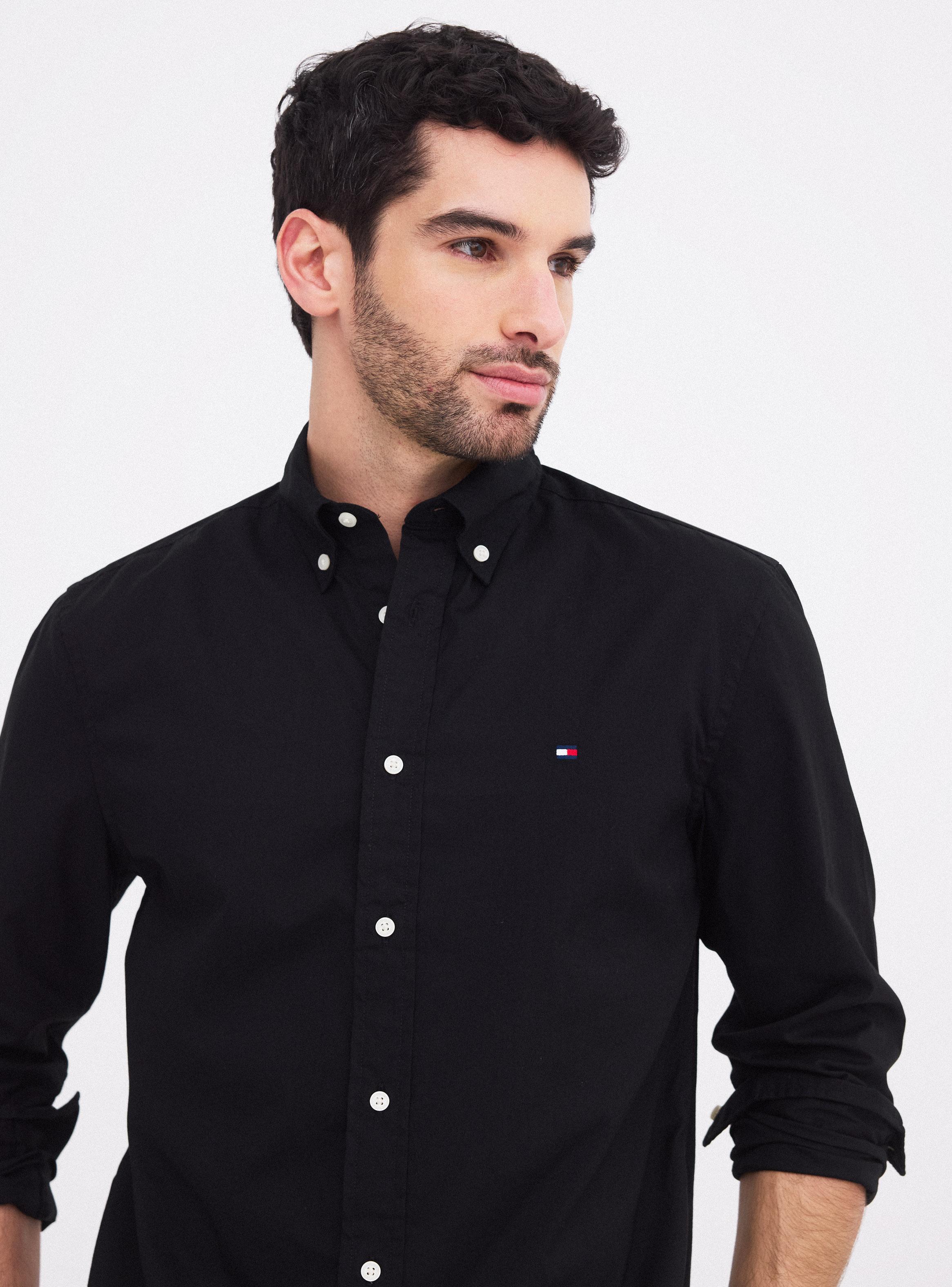 Camisa Manga Larga Casual Logo Bordado Classic-2