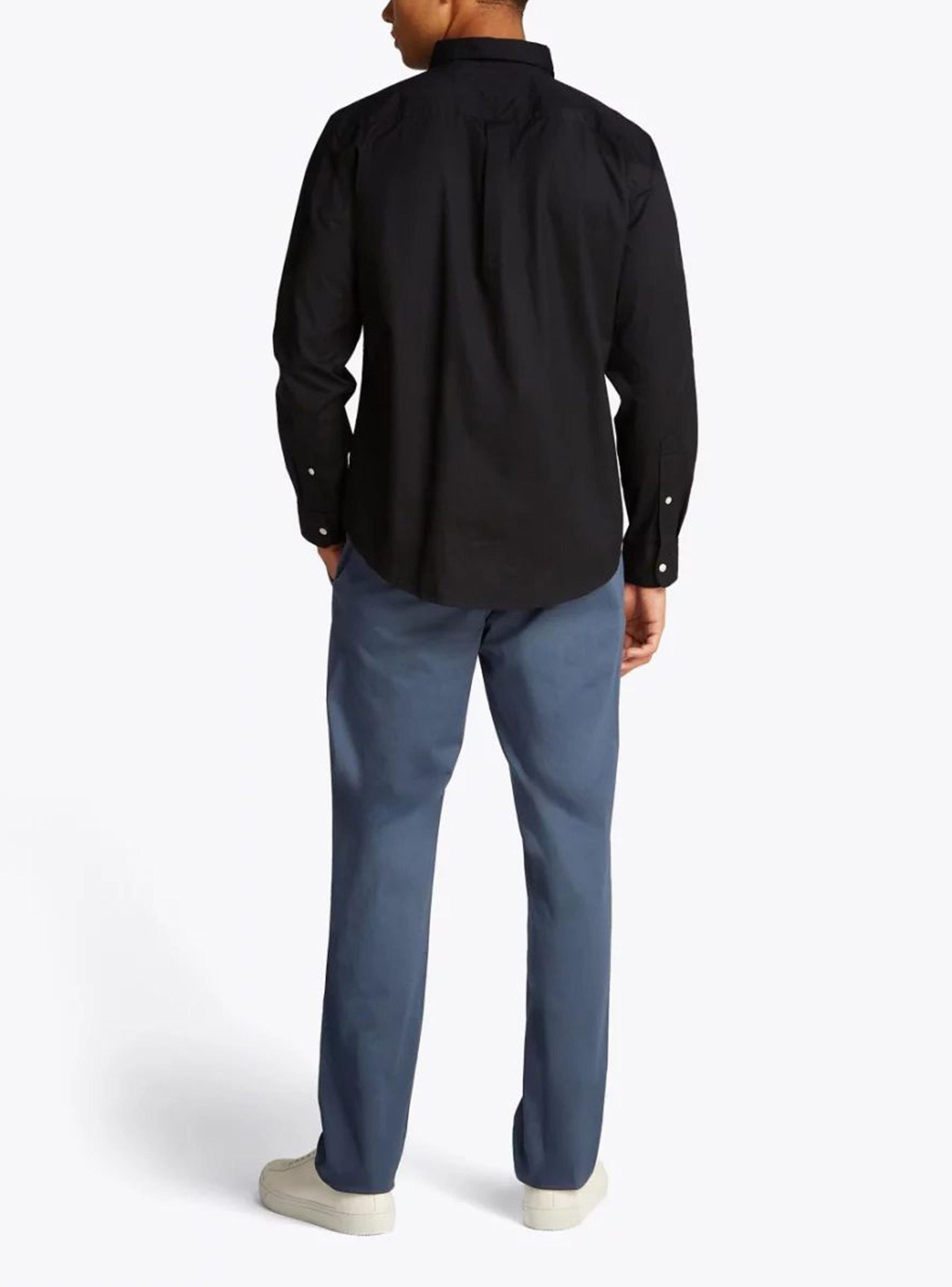 Camisa Manga Larga Casual Logo Bordado Classic-3