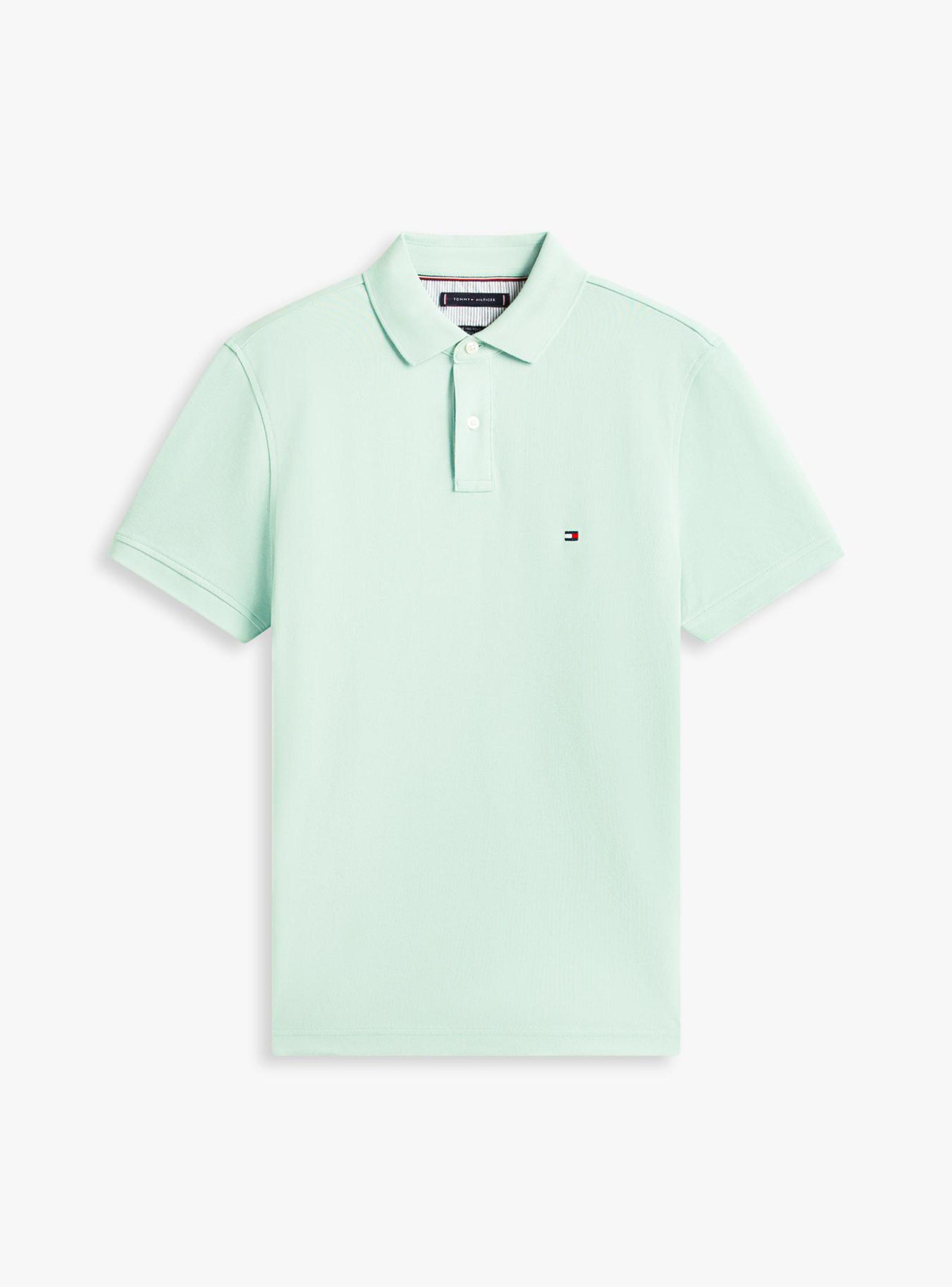 Polera Piqué Sólida Cuello Polo Casual-4
