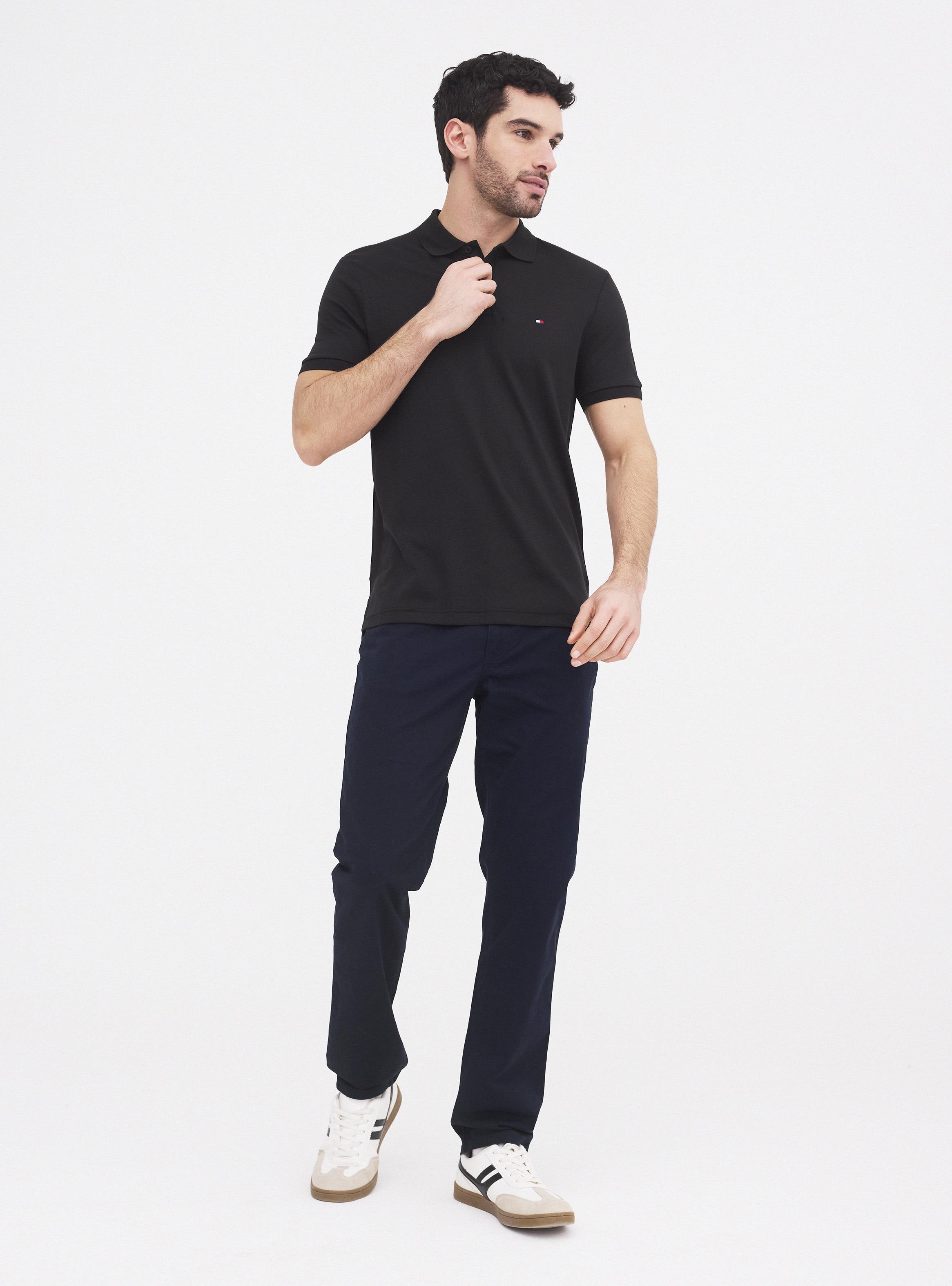 Polera Piqué Sólida Cuello Polo-4