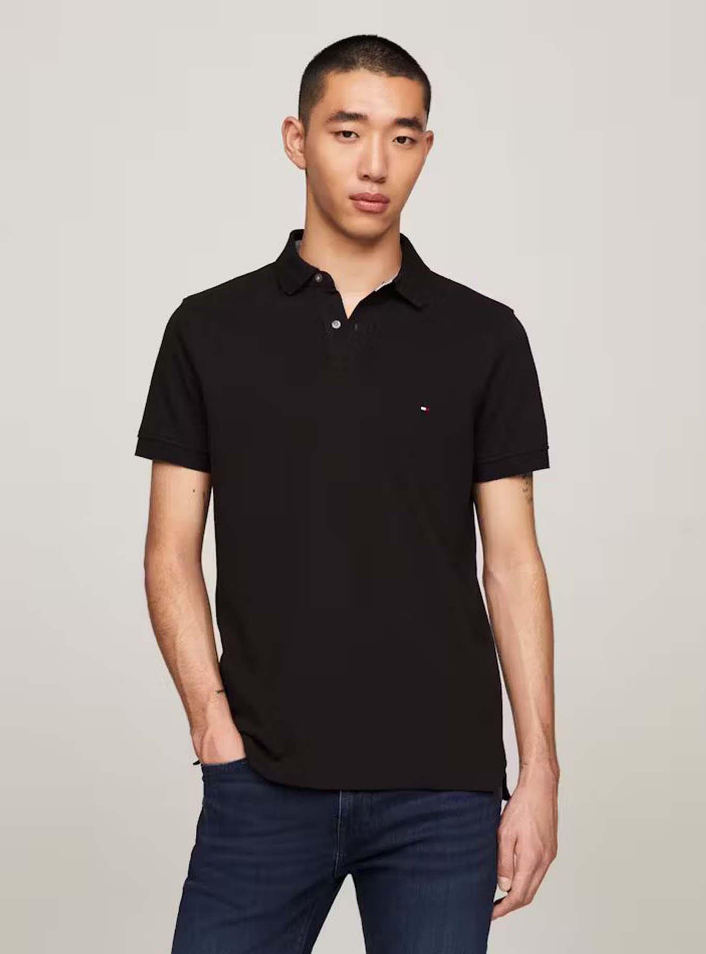 Polera Piqué Sólida Logo-0