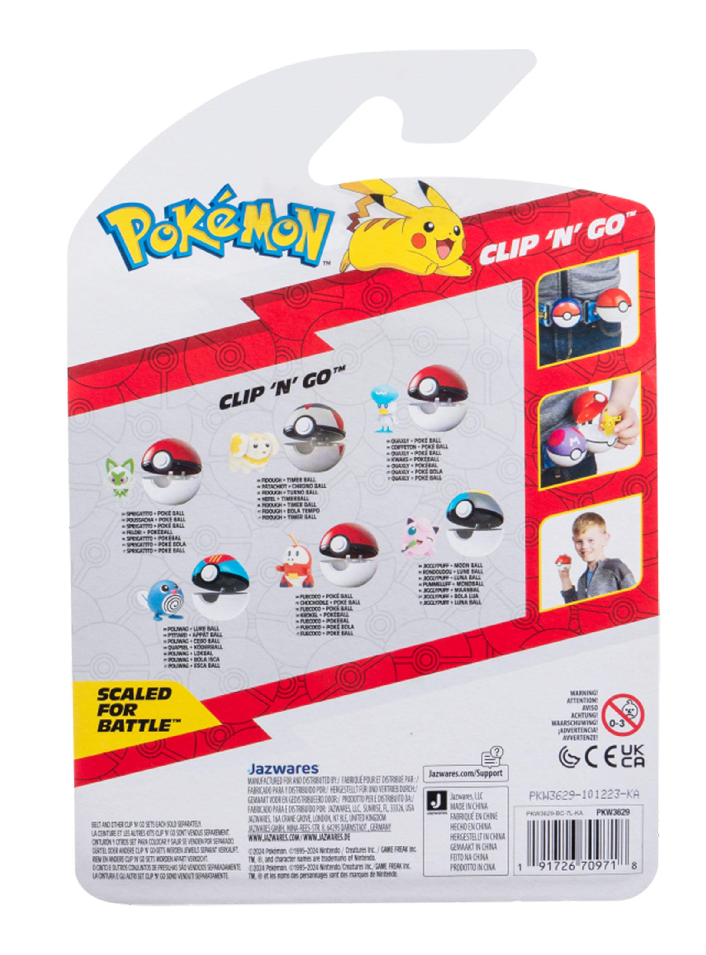Figura de Acción Pokémon Clip‘N’ Go Sprigatito-2