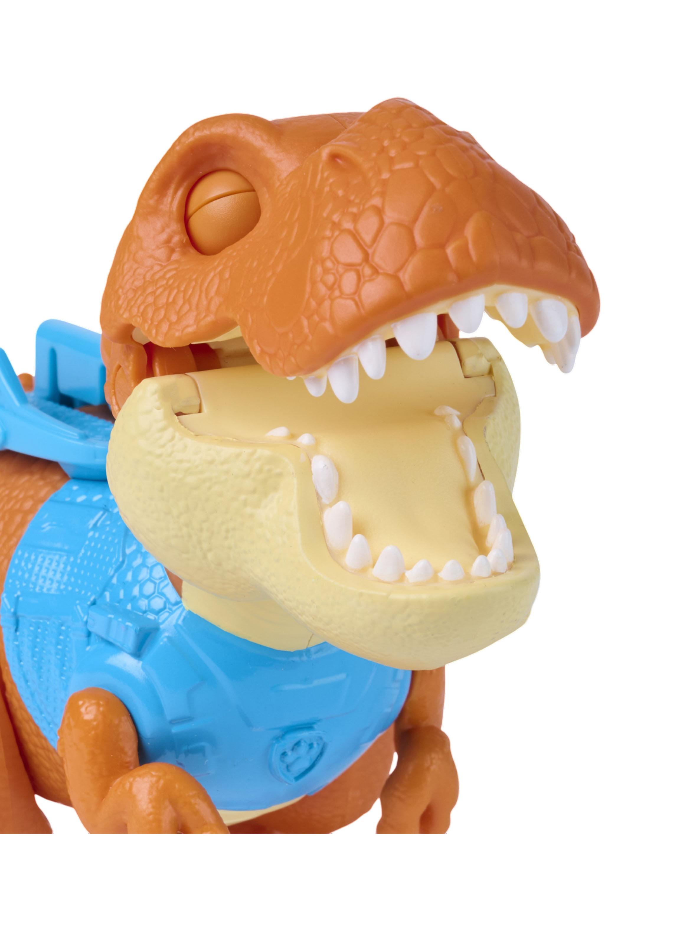 Dinosaurio Rex Rugiente con Figura Canina-4