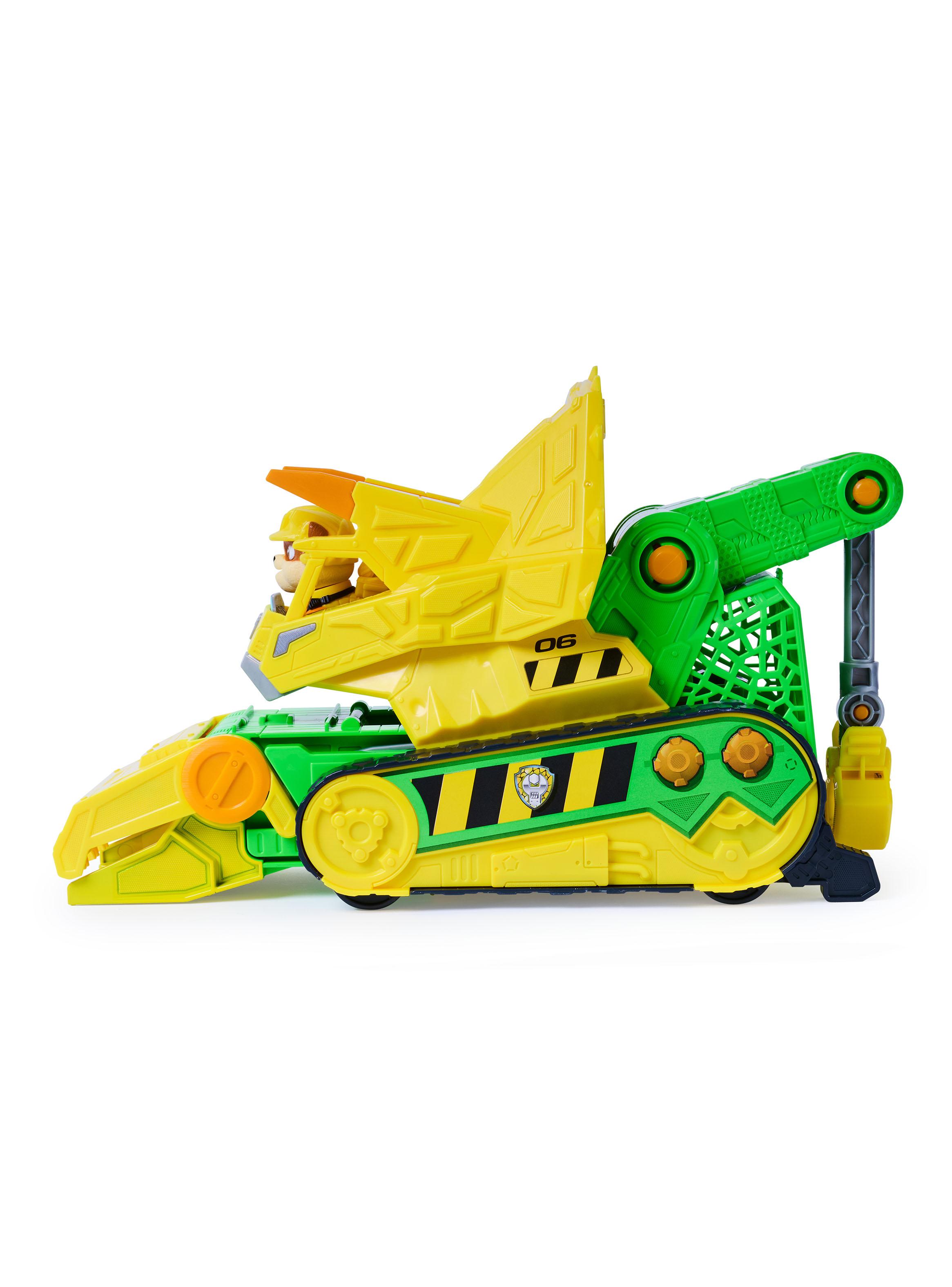 Vehículo Bulldozer de Rescate Rubble Dino Movie-3