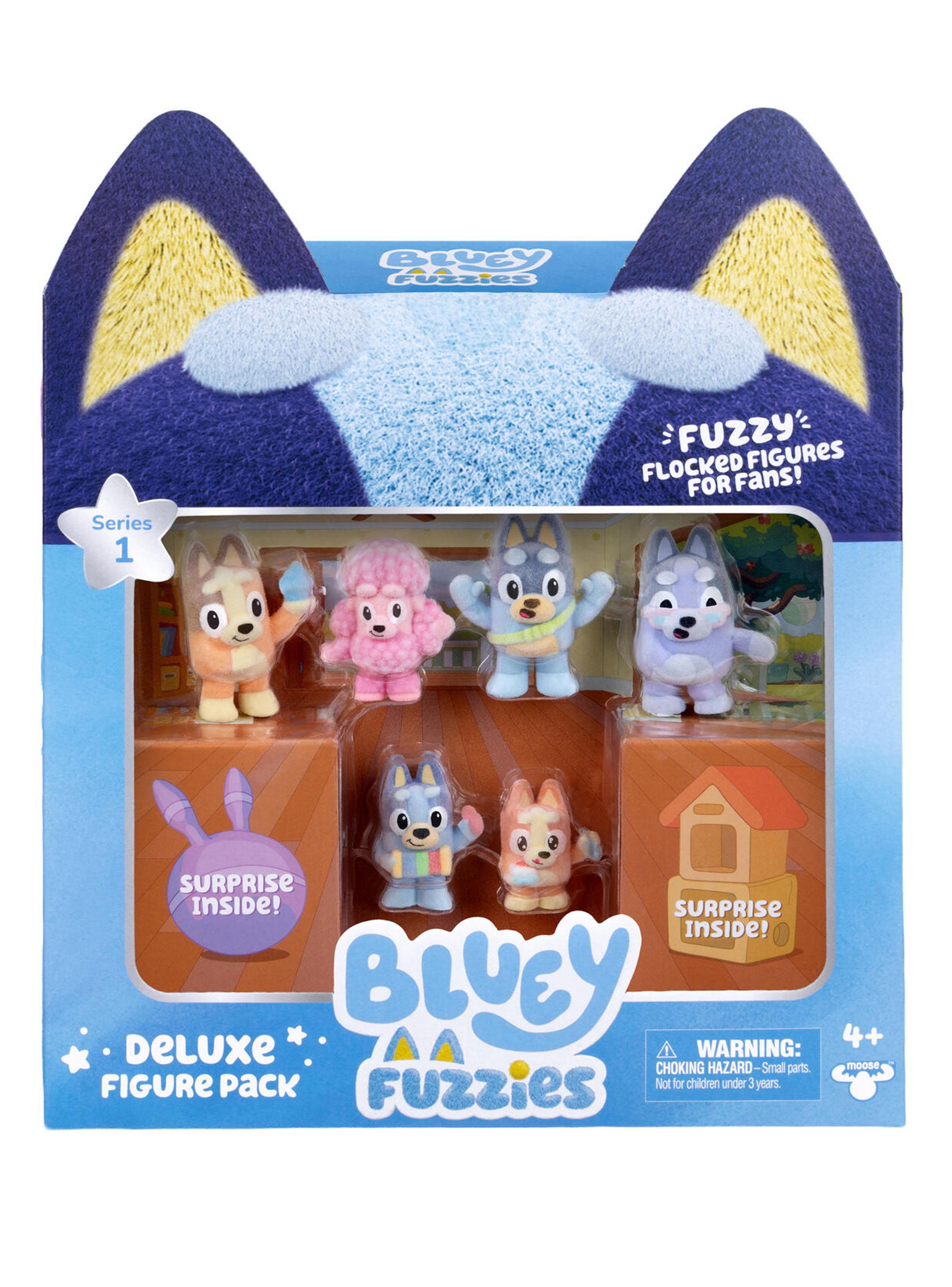 Figuras de Colección Bluey Fuzzies Deluxe con 2 Sorpresas-3
