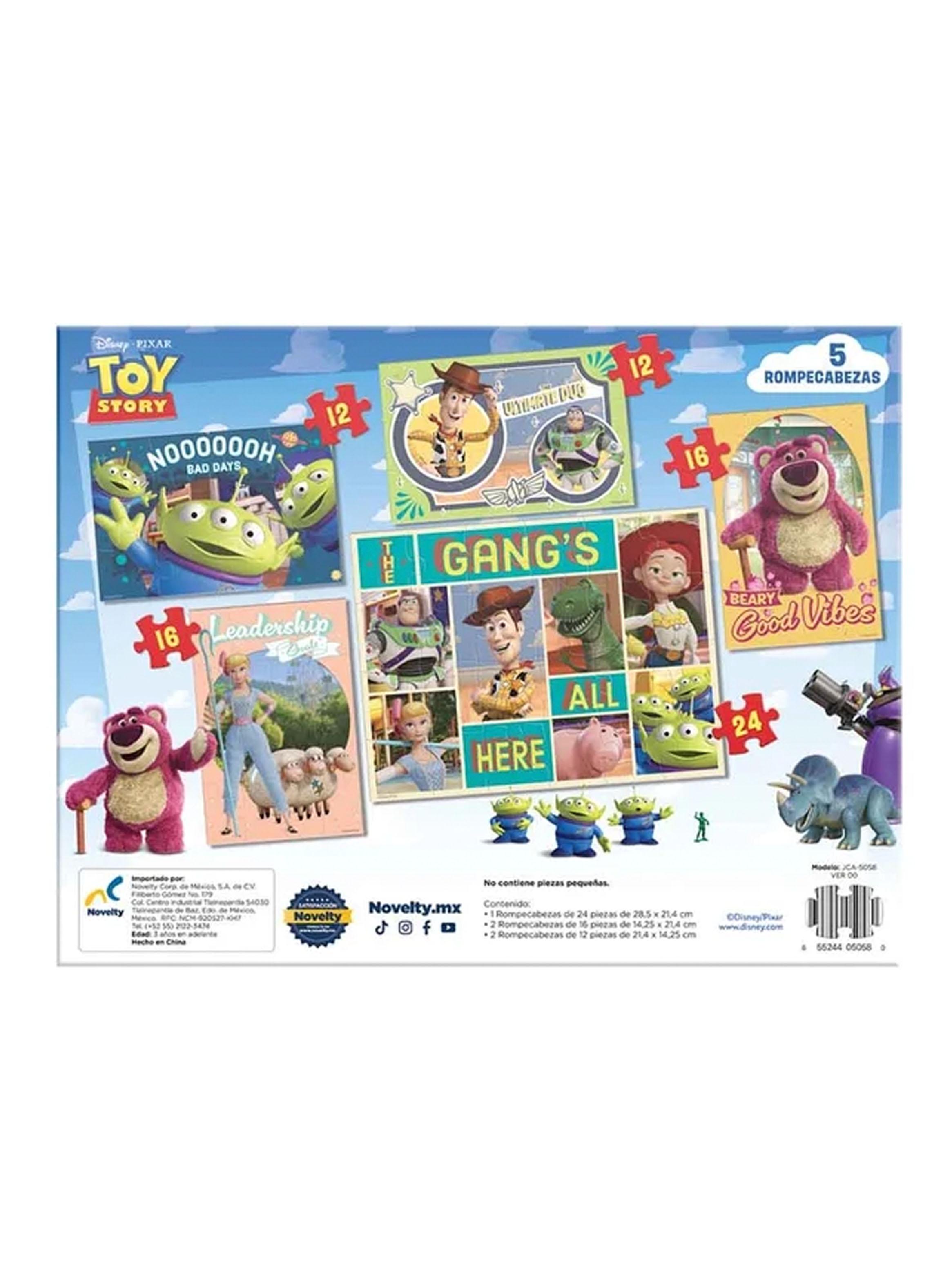 Puzzle Toy Story 5 en 1 Madera-2