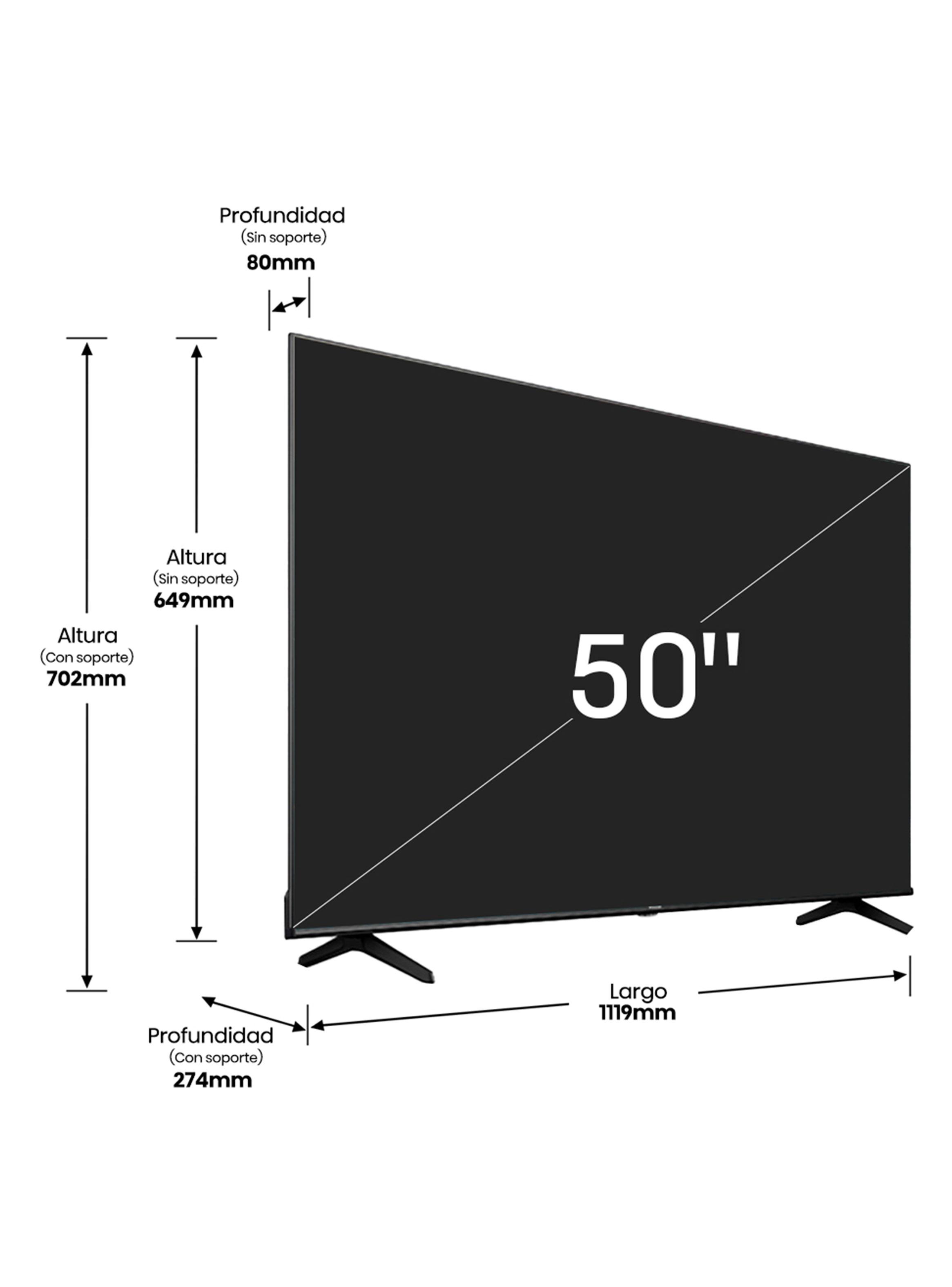 LED Smart TV 50" 4K UHD 50A6K-1