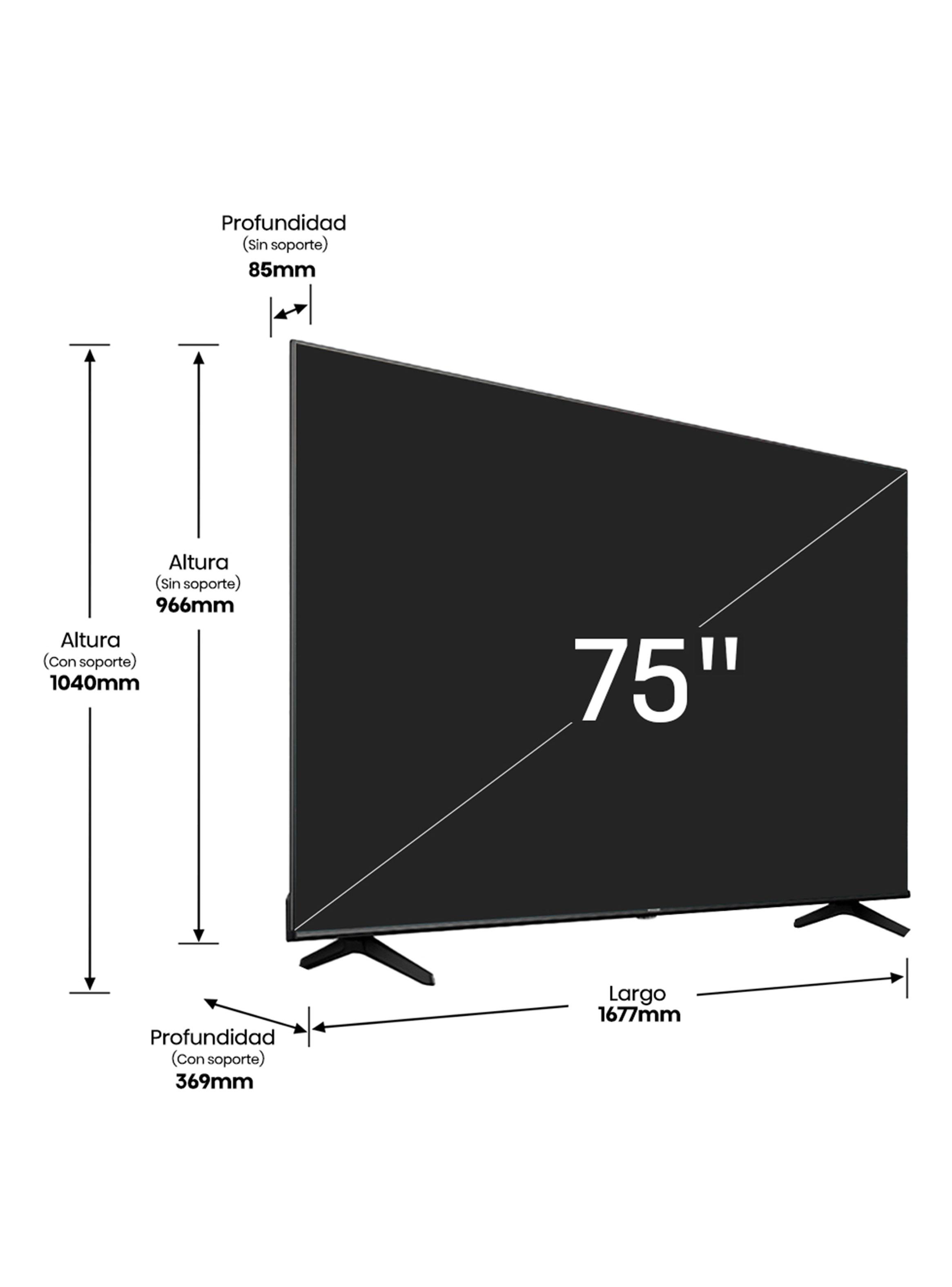 LED Smart TV 75" 4K UHD A6K-1