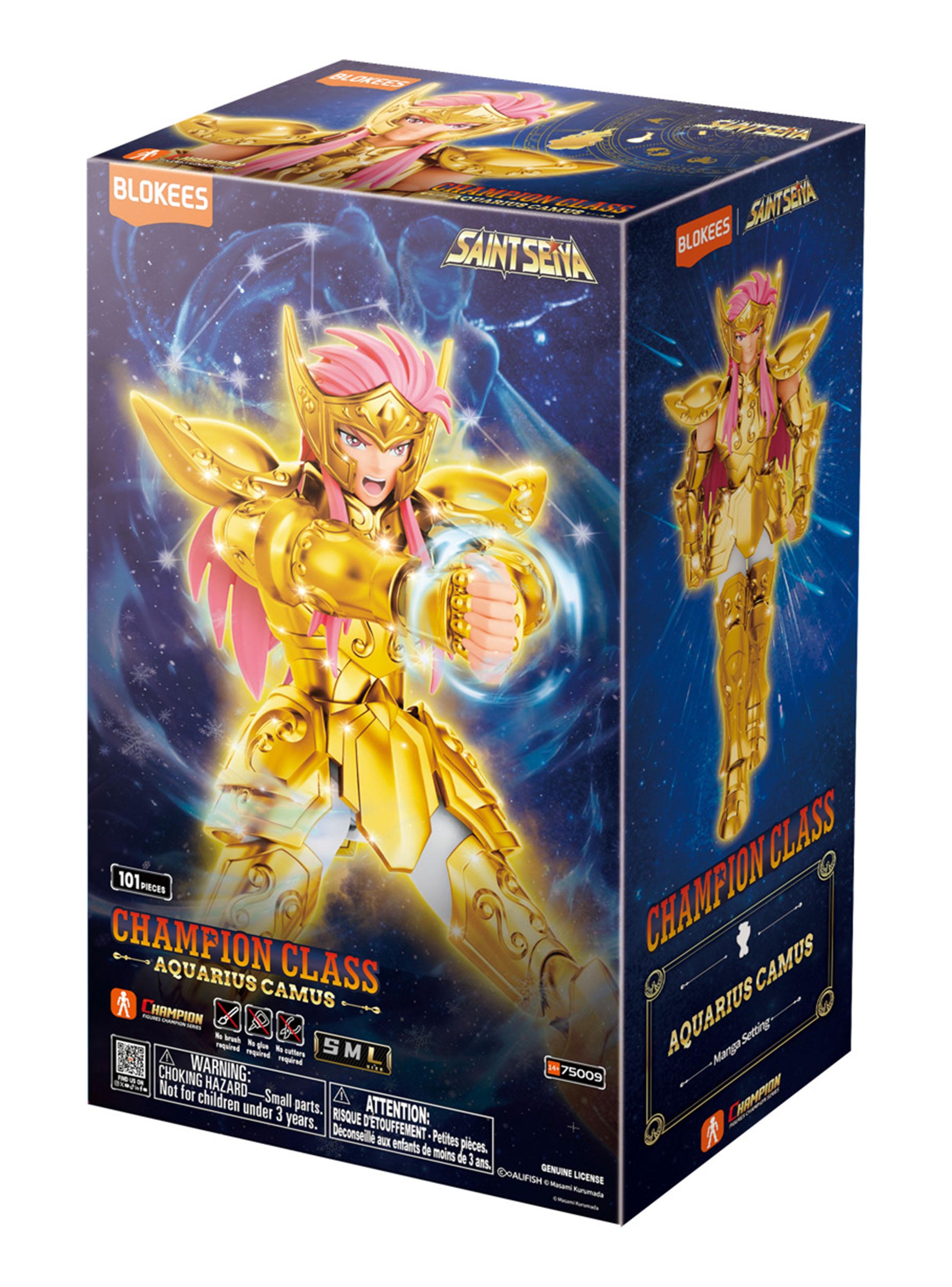Figura de Colección Saint Seiya Aquarius 101 Piezas-4