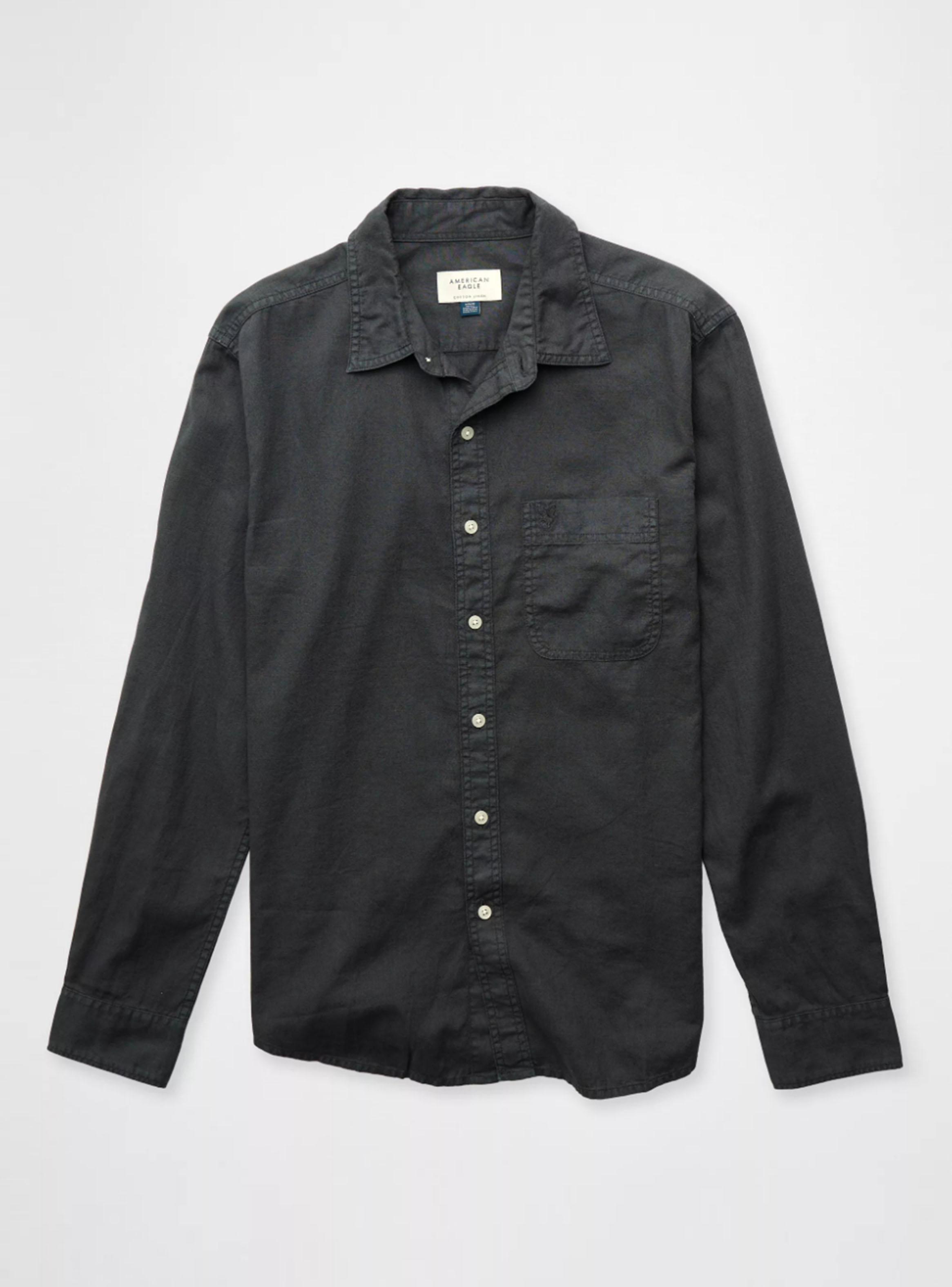 Camisa AE Everyday de Lino con Botones-2