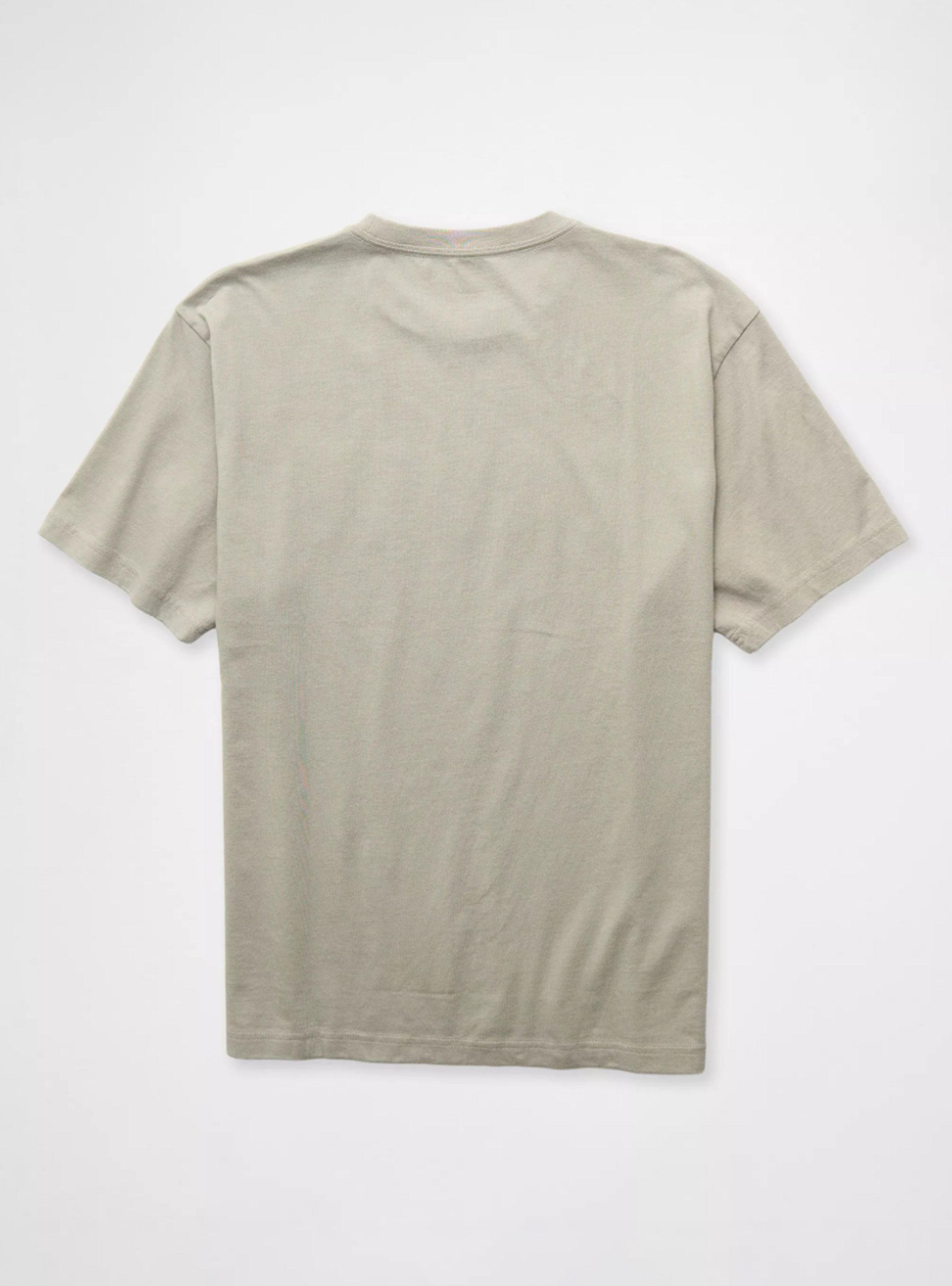 Polera AE Ligera de Fit Estándar con Gráfico de Logotipo-3