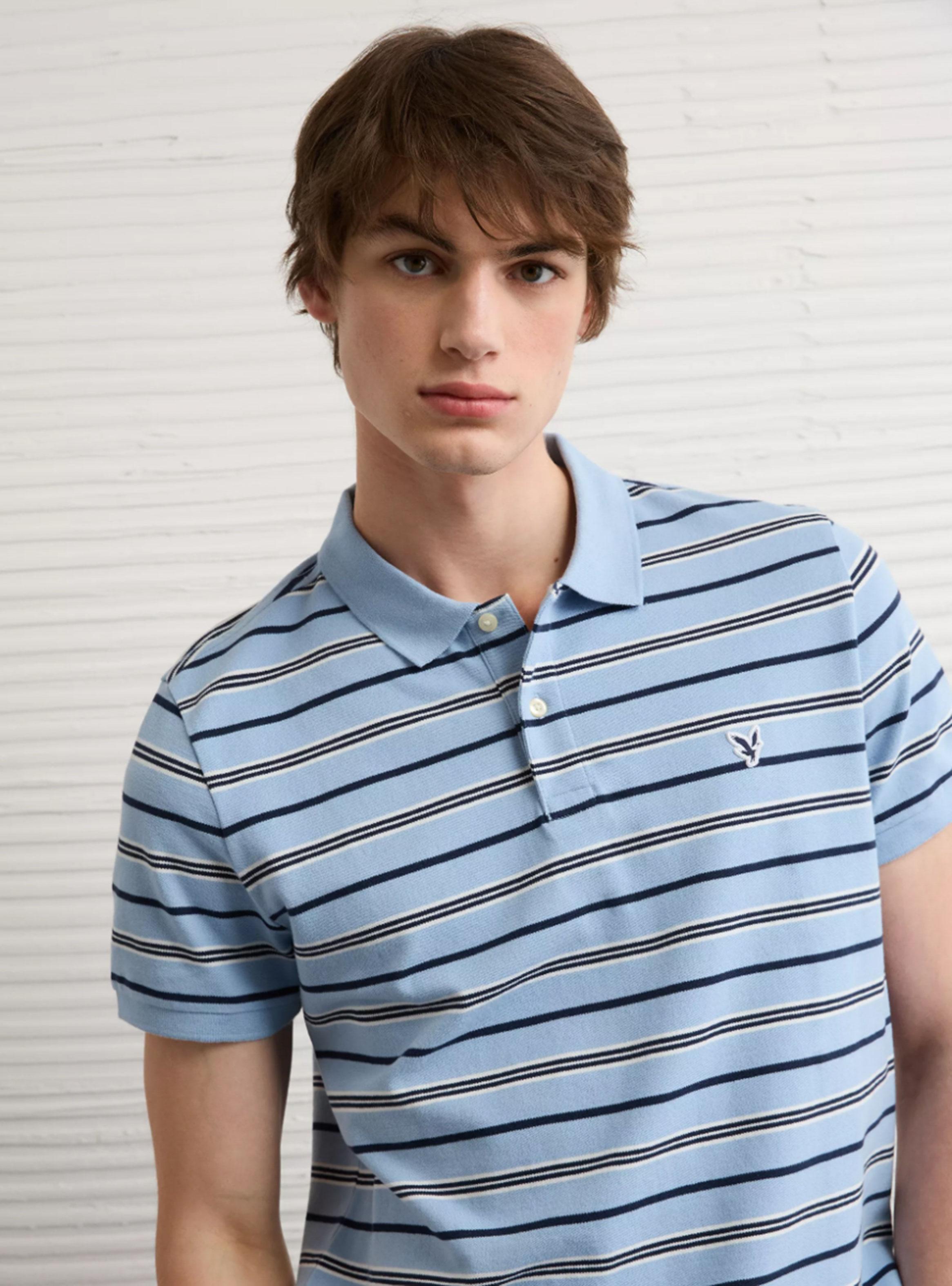 Polera AE Slim Fit Polo de Piqué con Logotipo-2
