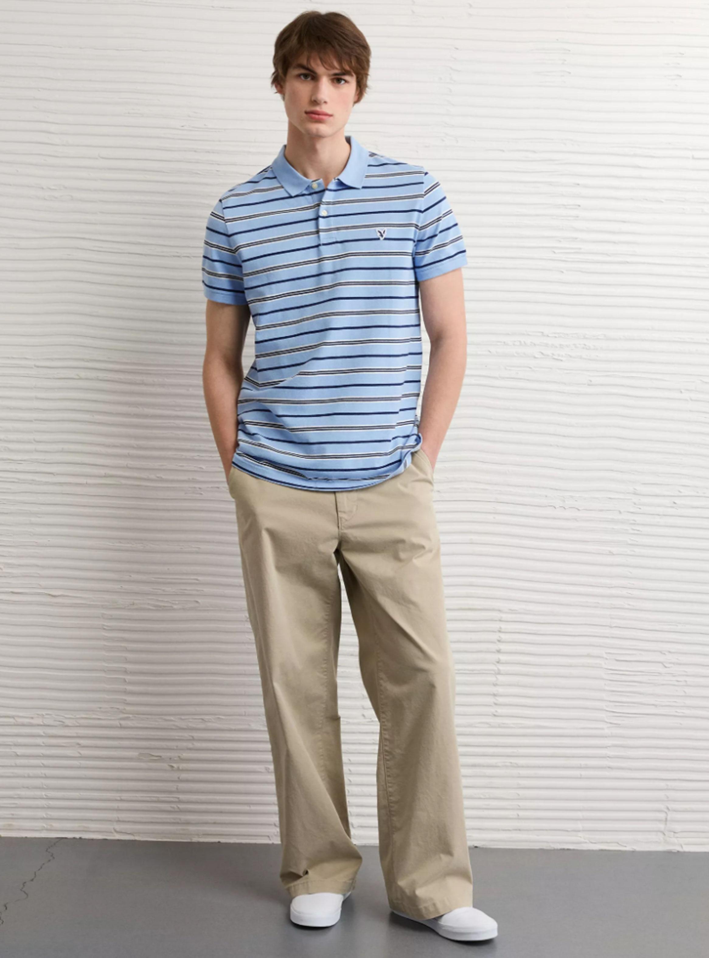 Polera AE Slim Fit Polo de Piqué con Logotipo-3