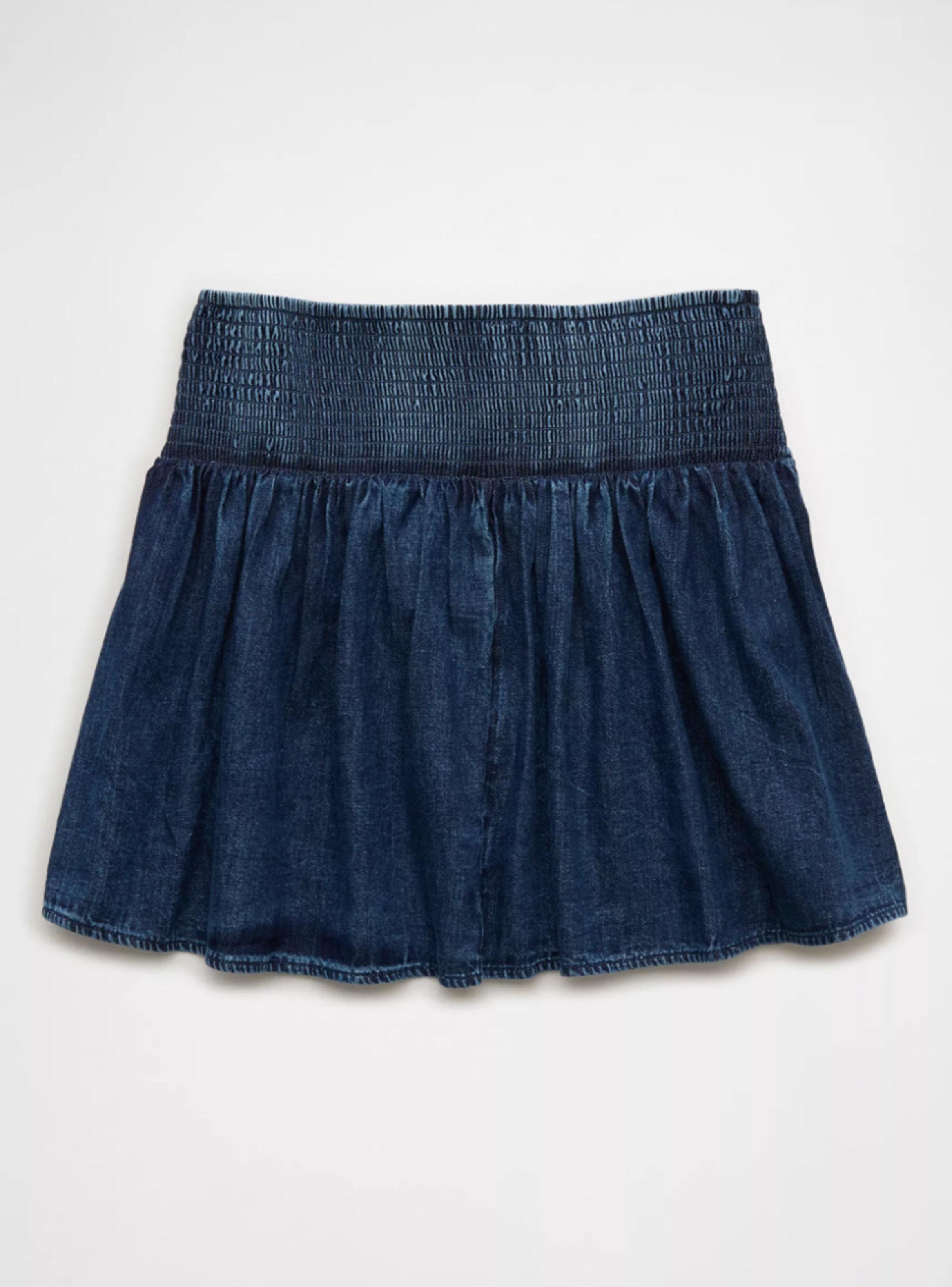 Mini Denim Tiro Alto-5