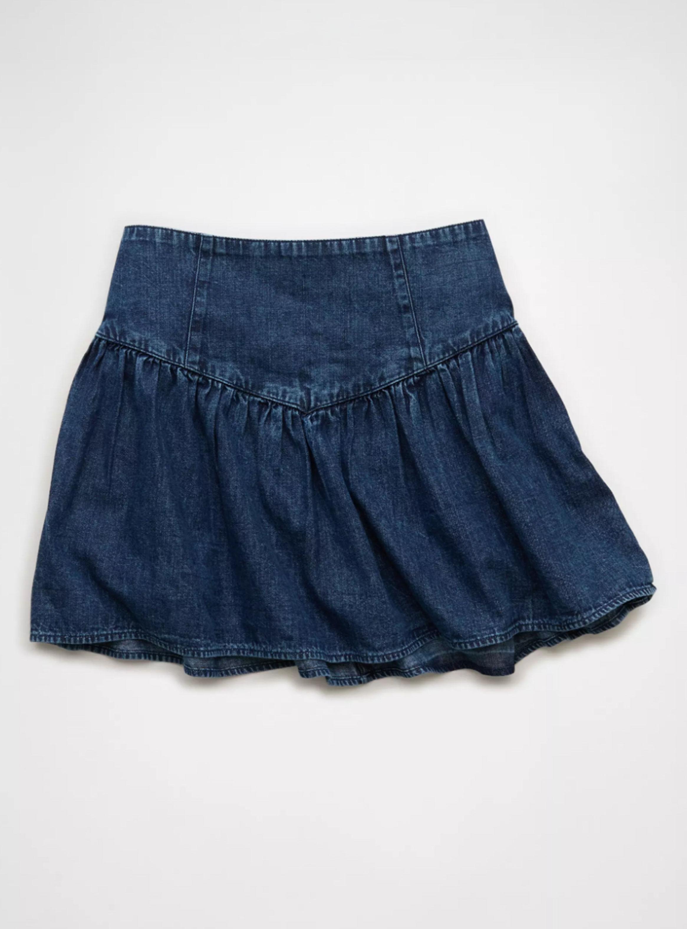 Mini Denim Tiro Alto-4