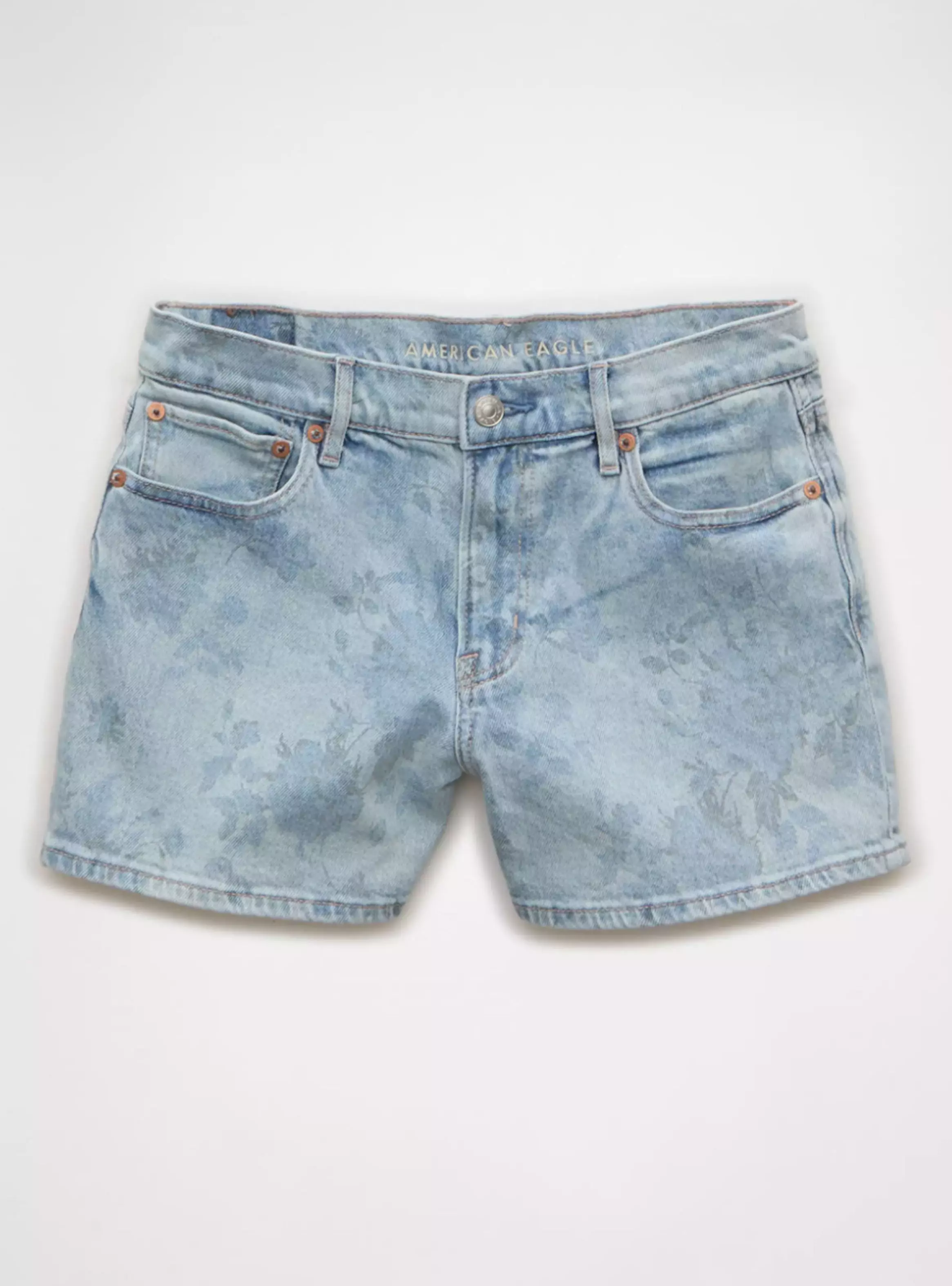 Short AE Strigid Denim Cintura Super Alta Relajado-3
