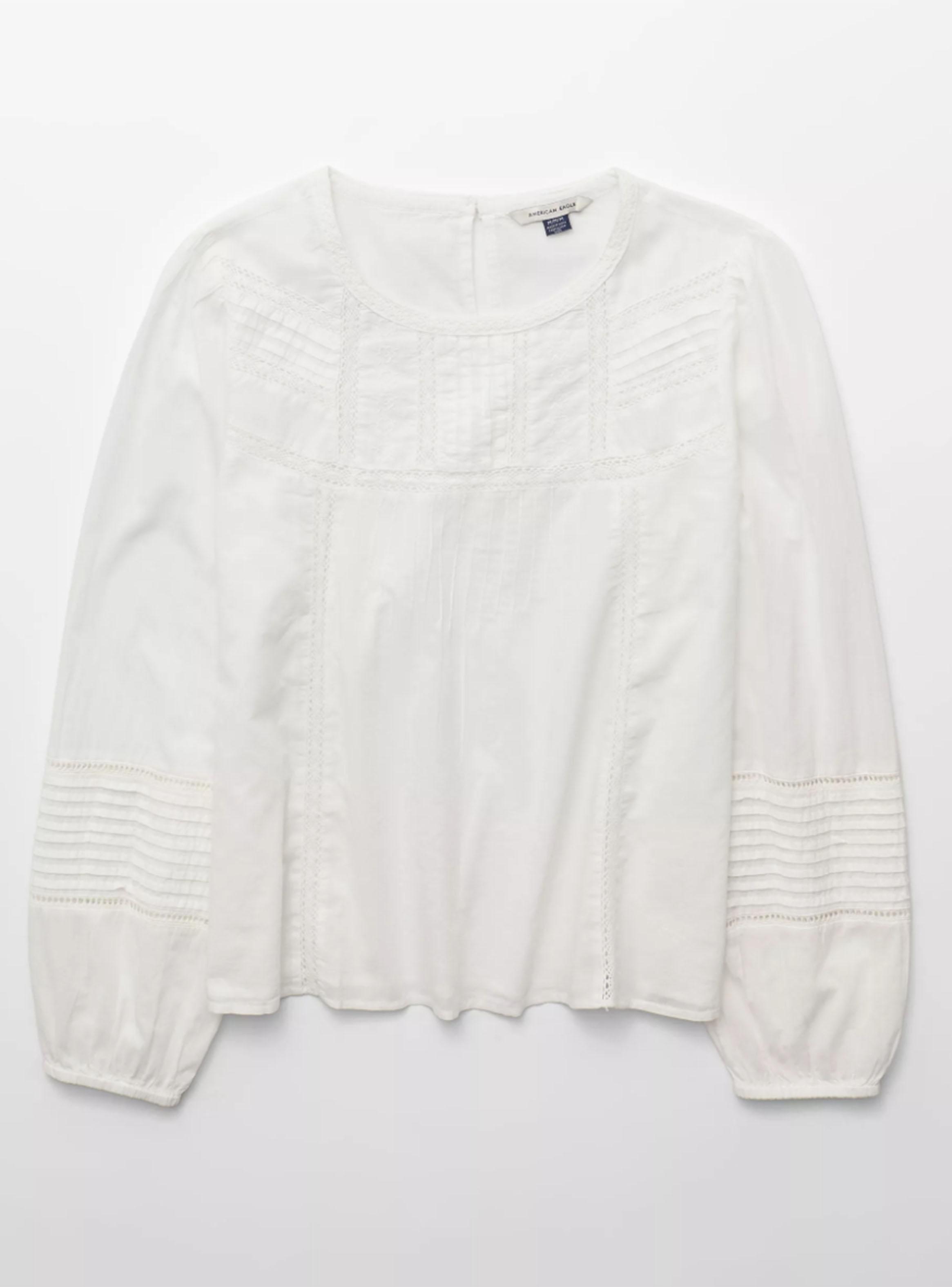 Blusa AE de Encaje Manga Larga-3