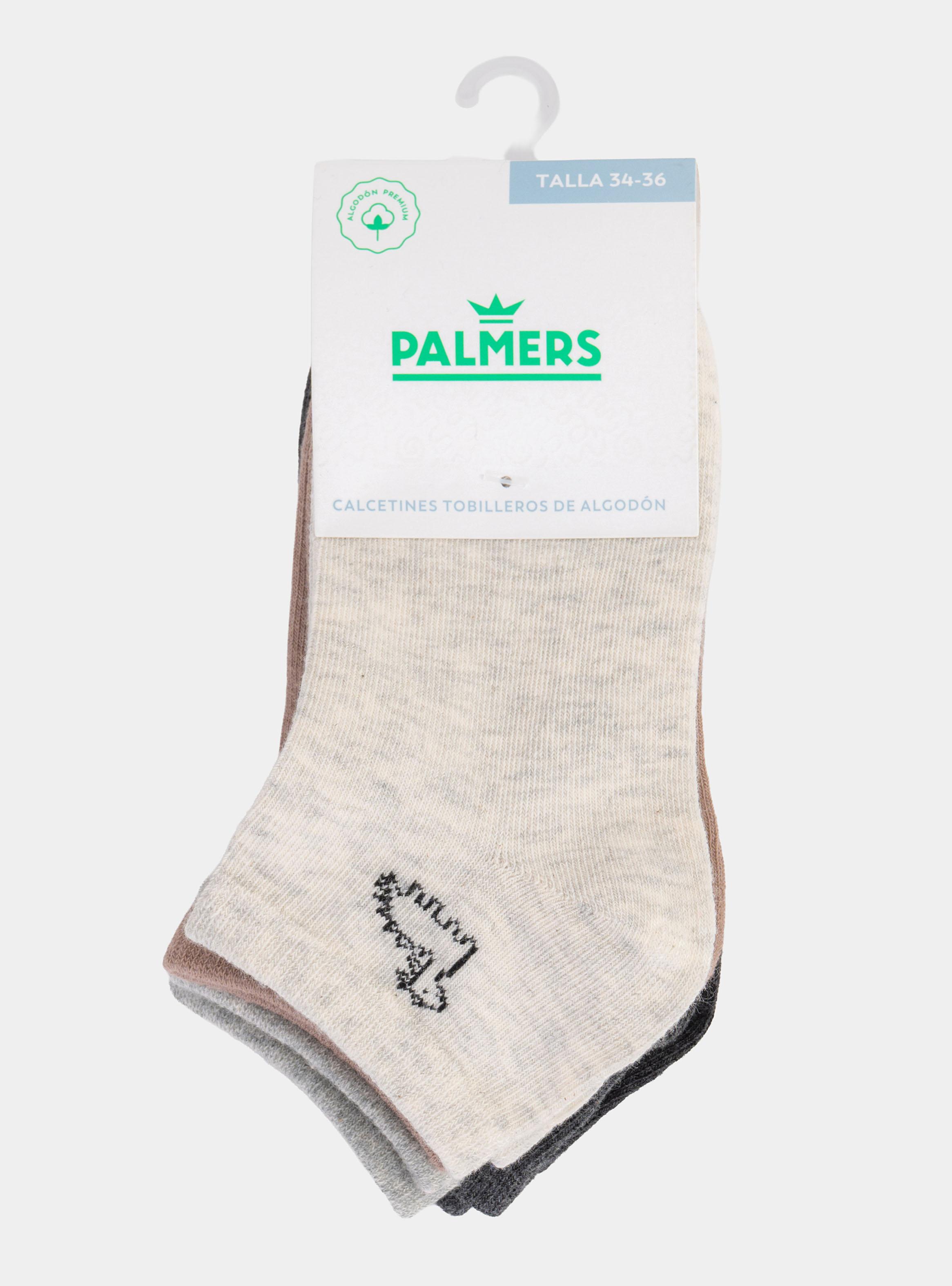 Pack 10 Calcetín Tobillero Bordado Algodón-3