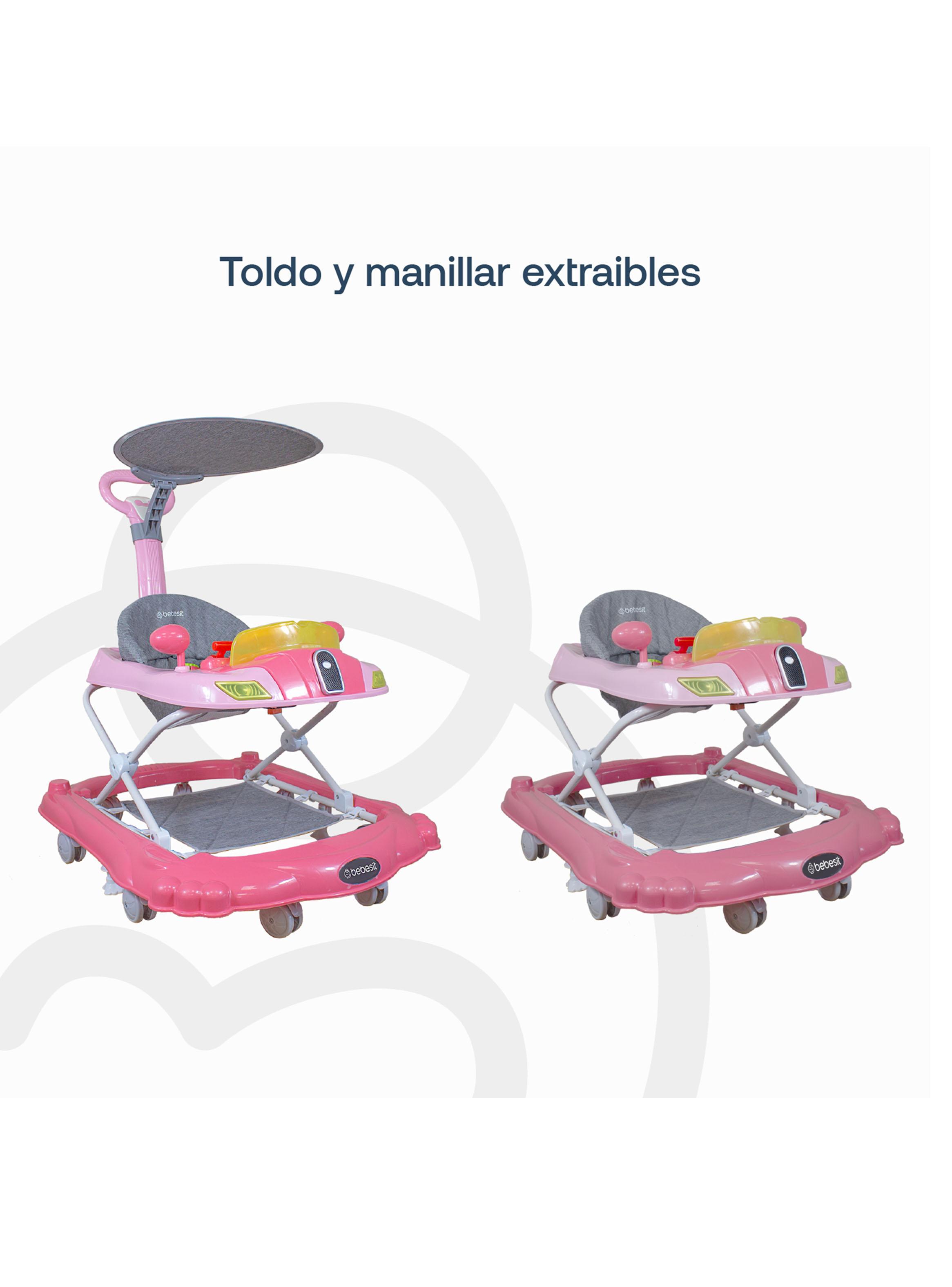 Andador 3 en 1 Discover & Play Gris-4