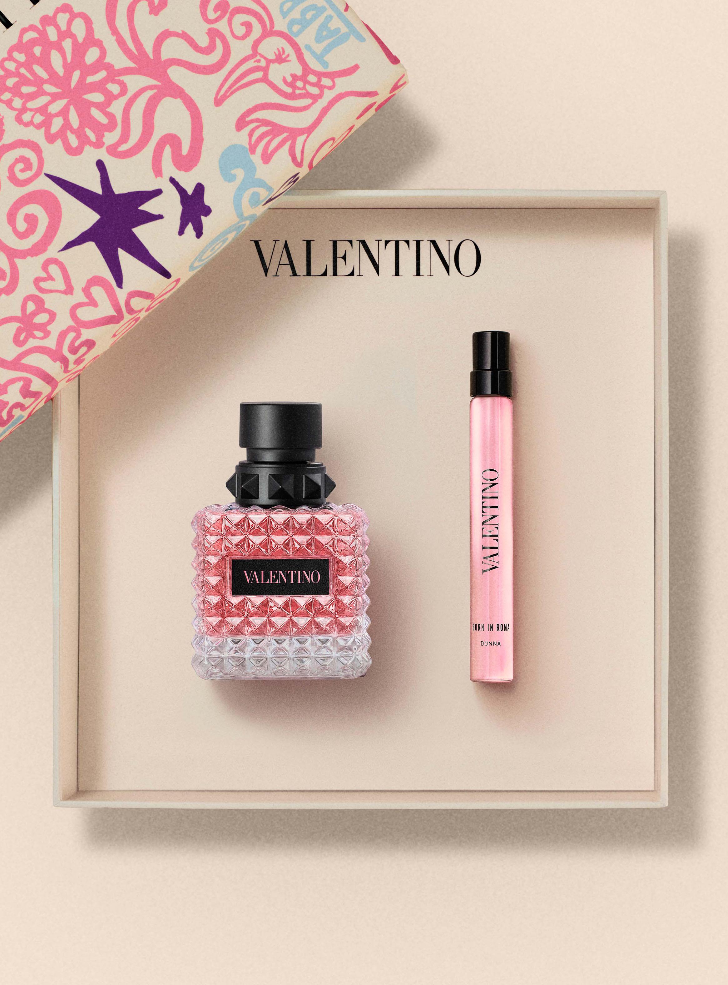 Set Perfume Born in Roma Donna EDP Mujer 50ml + 10ml Valentino-2