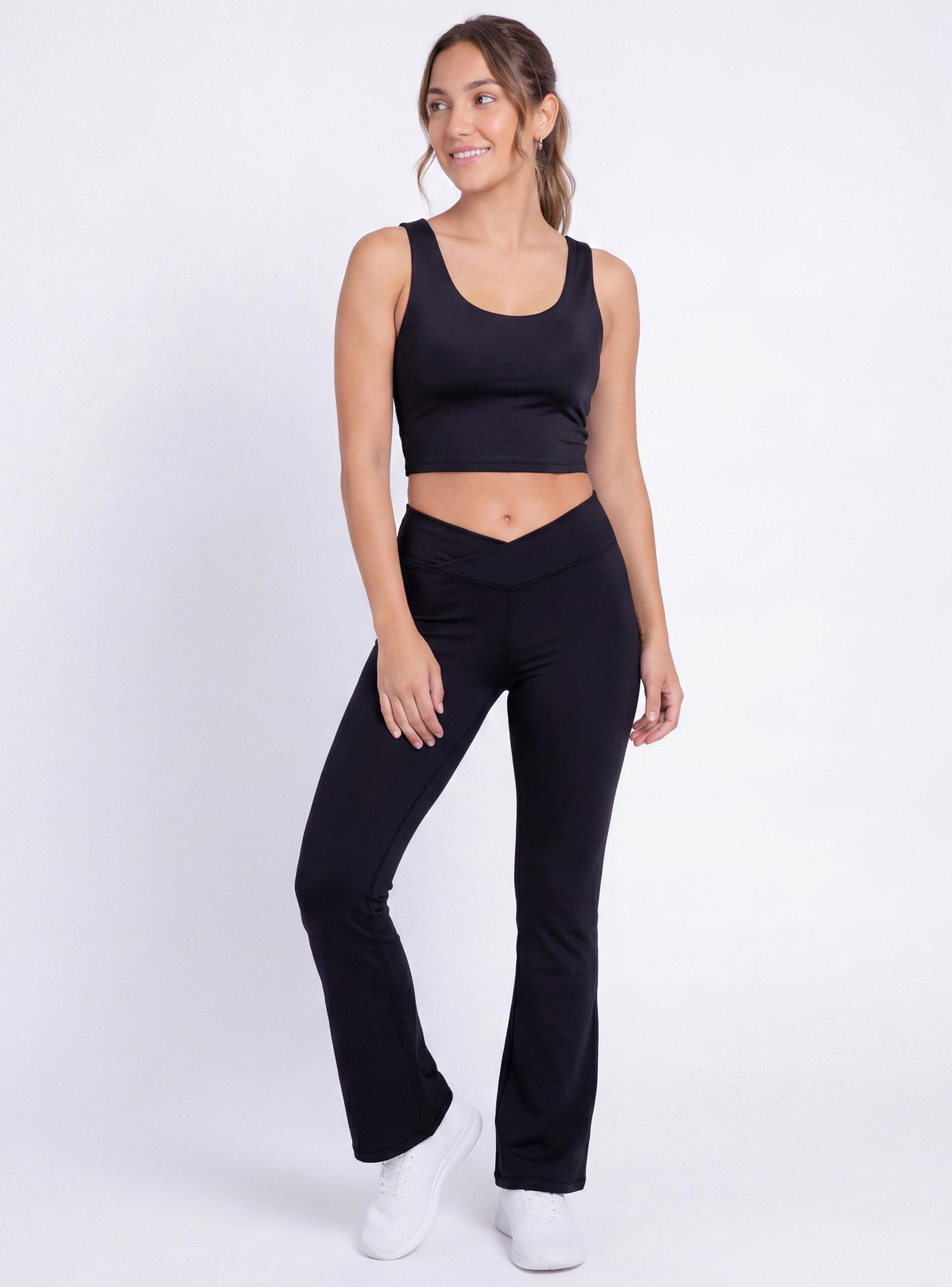 Calza Jereni Pretina Cruzada Flare Legging-3