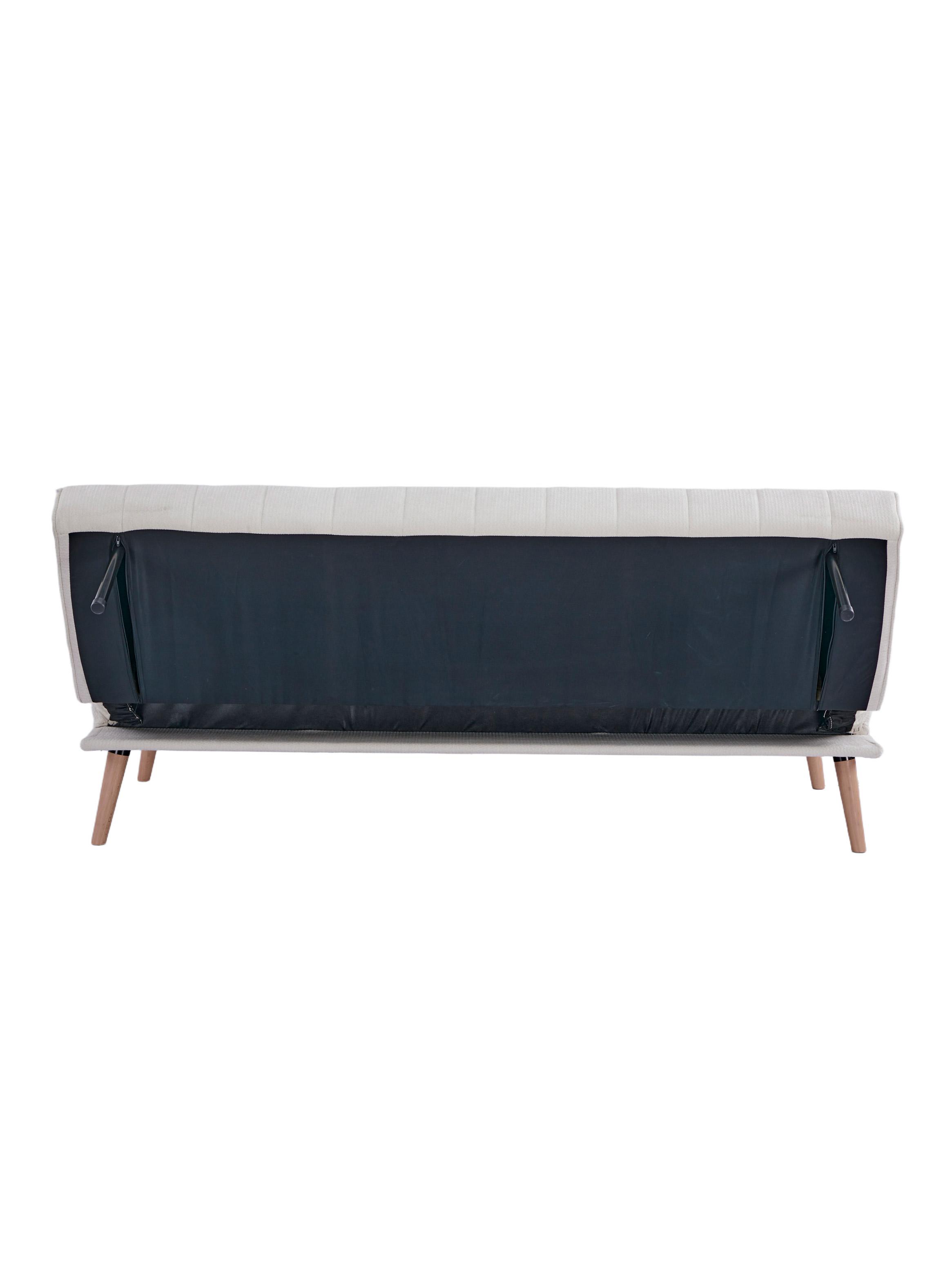 Futón Ava 180x86x81 cm Blanco-7