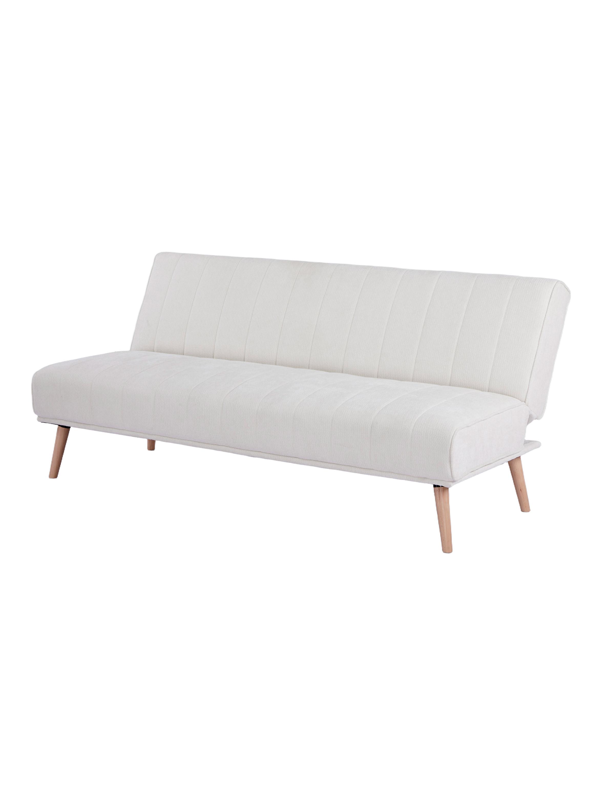 Futón Ava 180x86x81 cm Blanco-3