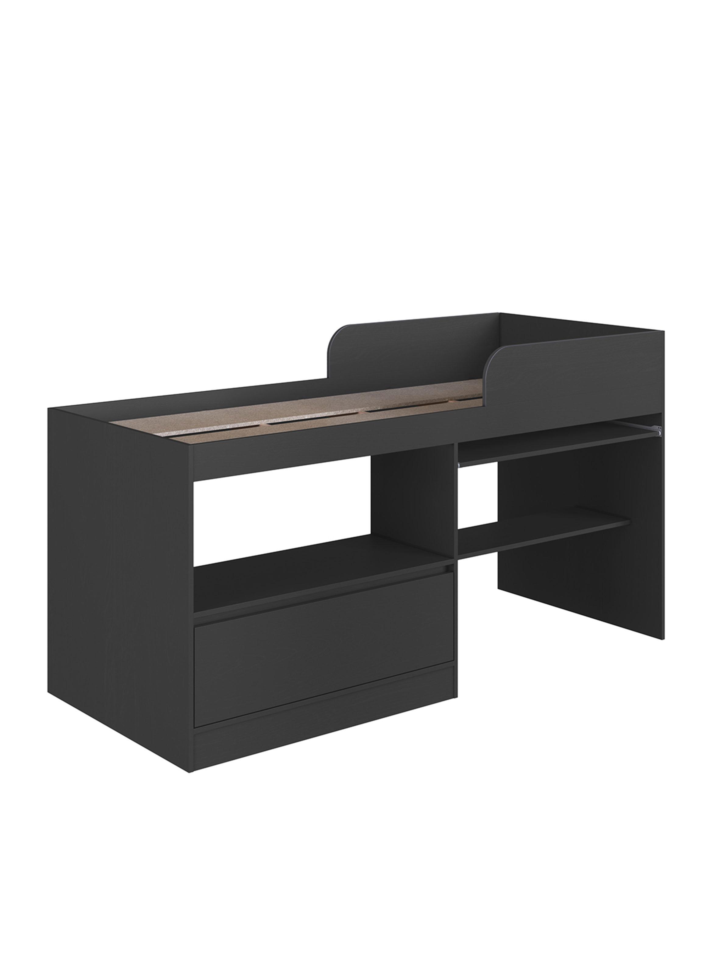 Cama Alta Multifuncional 1.5 Plazas Jacarta-2