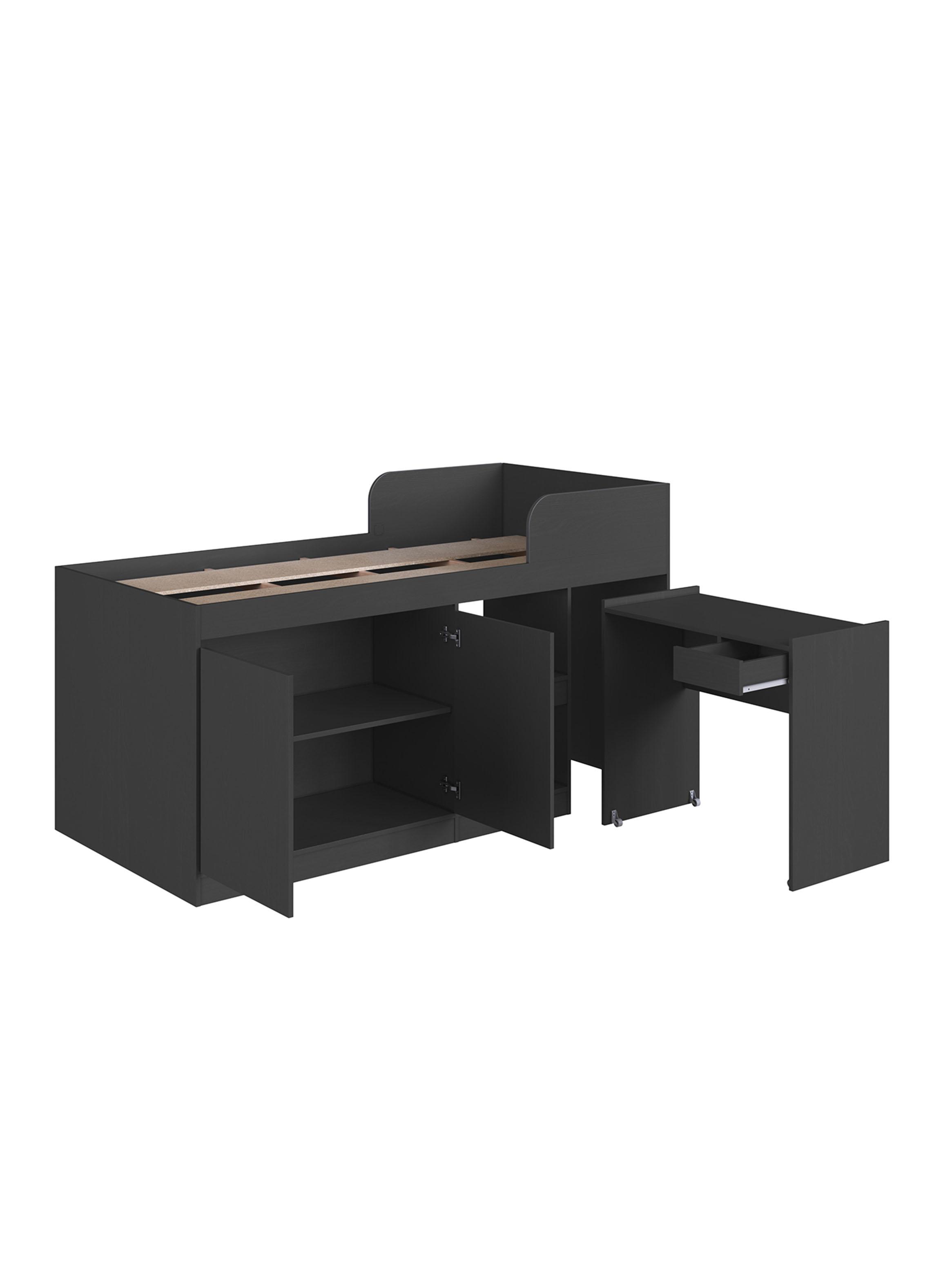 Cama Alta Multifuncional 1.5 Plazas Jamaica-3